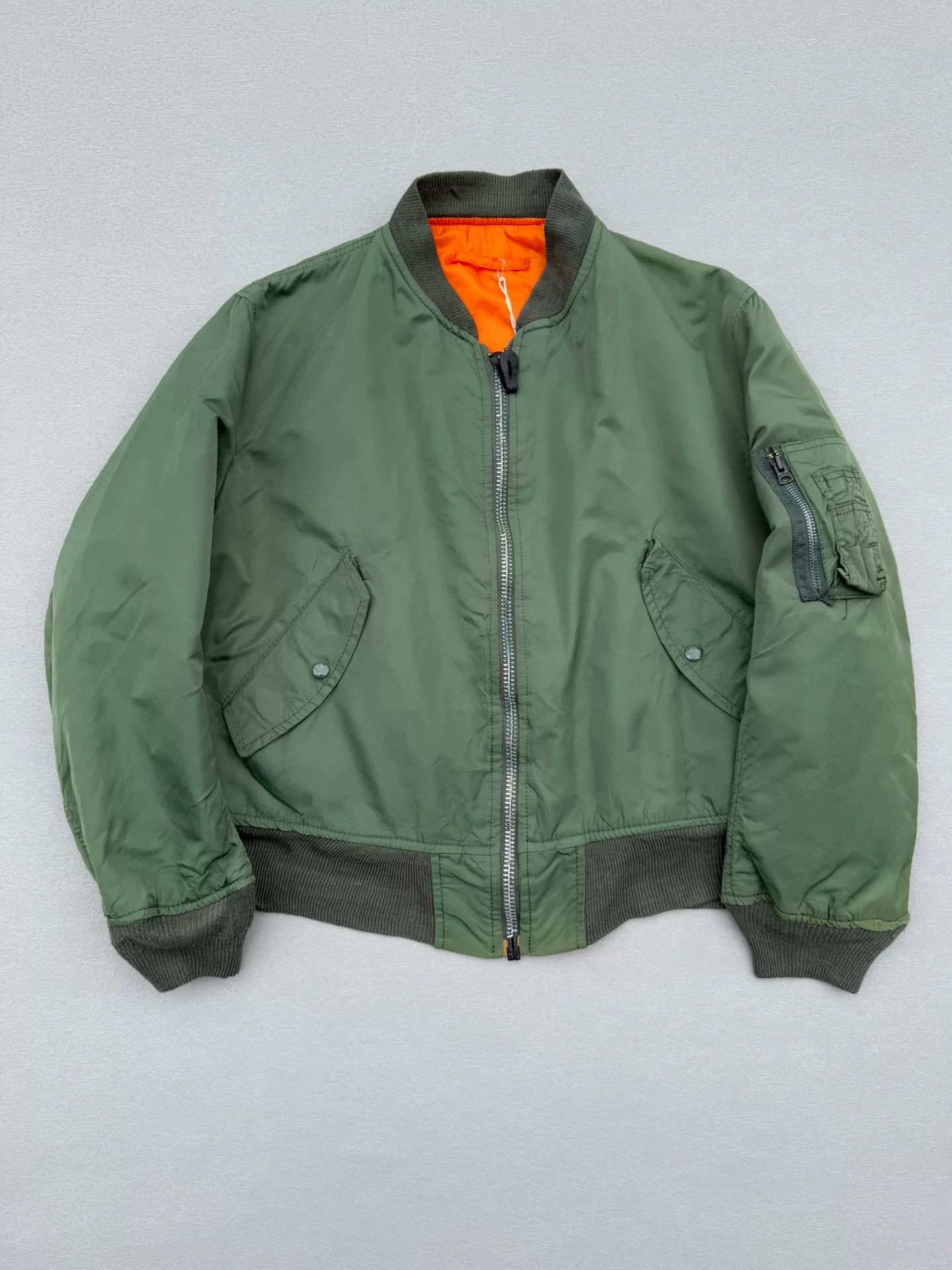 Vintage Vintage 90s Alpha USAF MA-1 Bomber Size US M / EU 48-50 / 2 - 1 Thumbnail