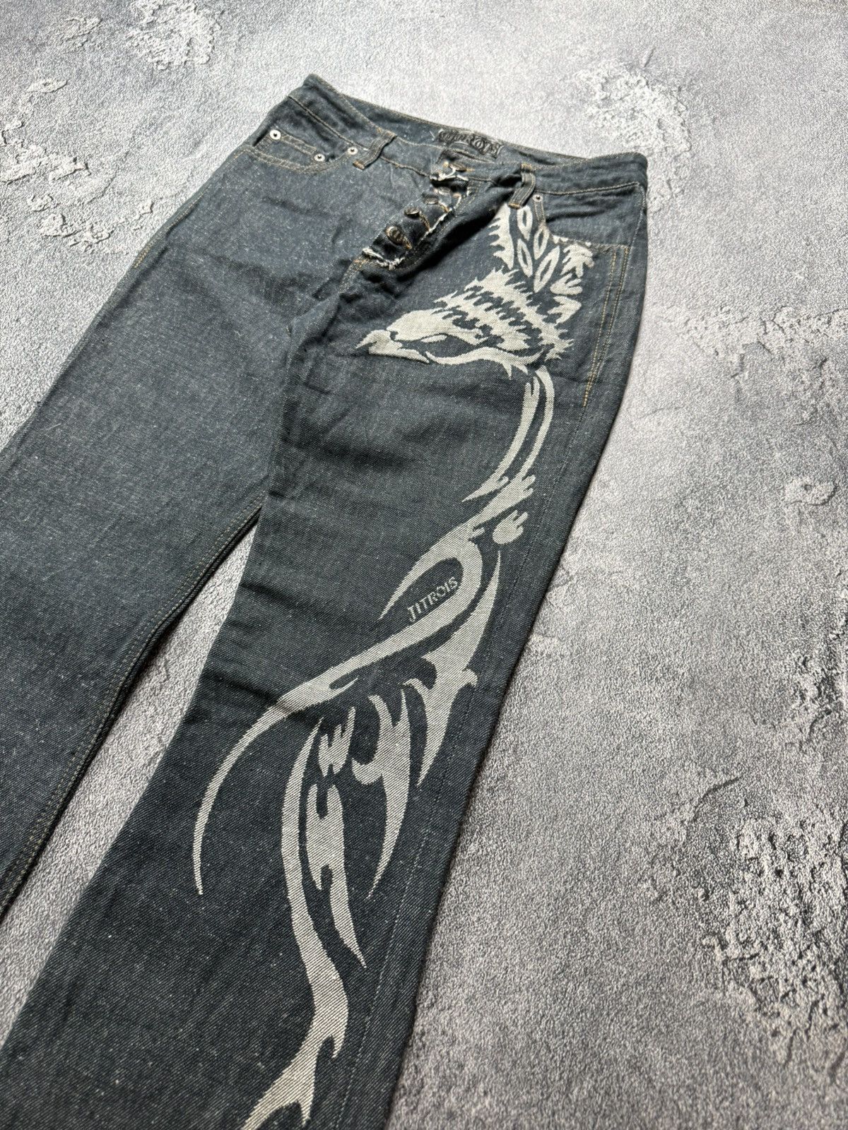 Jitrois Jitrois Phoenix Femme Aigle Women Eagle Bootcut Jeans pants Size 27" / US 4 / IT 40 - 5 Thumbnail