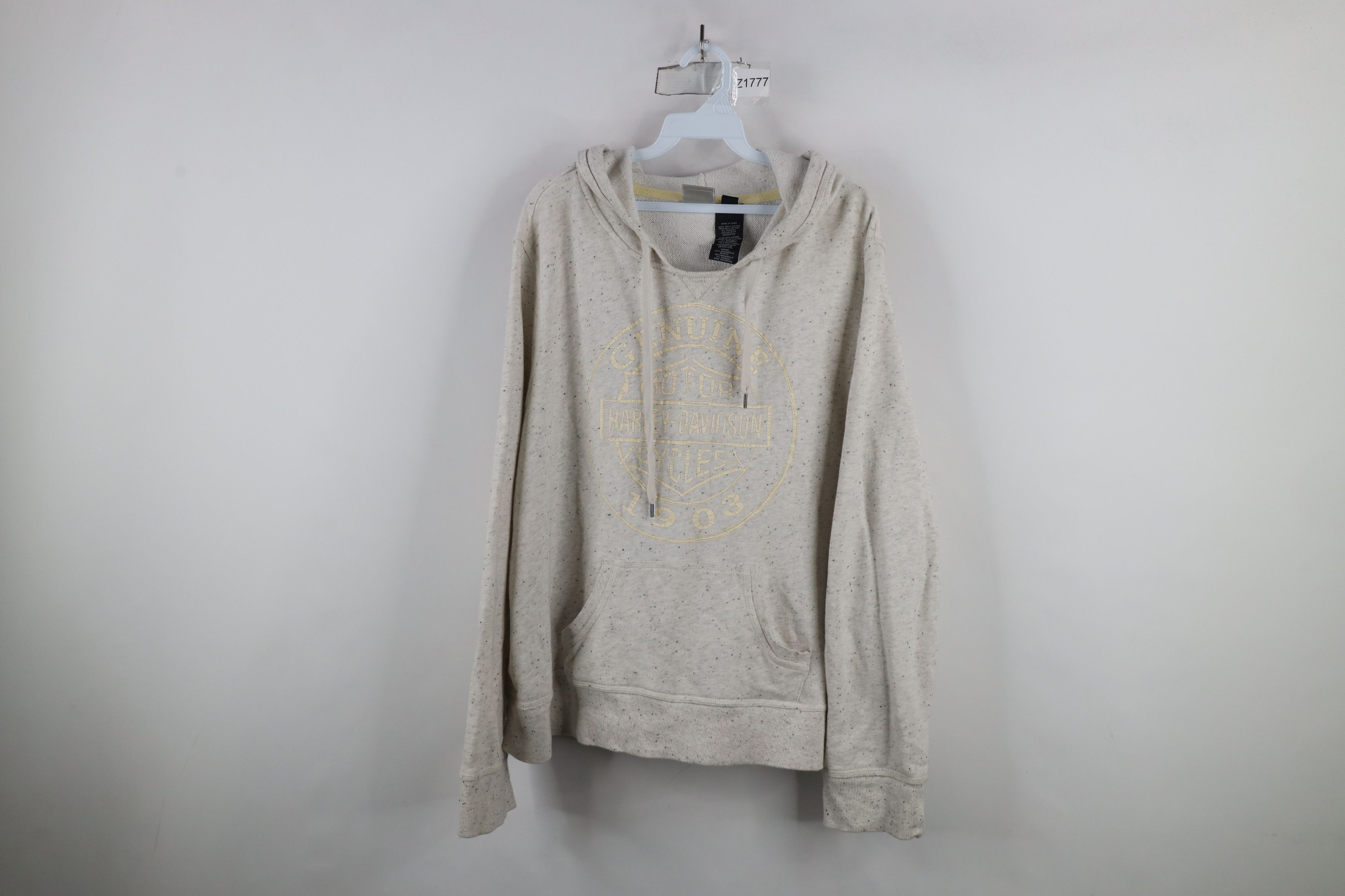 Harley Davidson × Vintage Vintage Harley Davidson Big Logo Hoodie Sweatshirt Cotton Size 3XL / US 20-22 - 1 Thumbnail