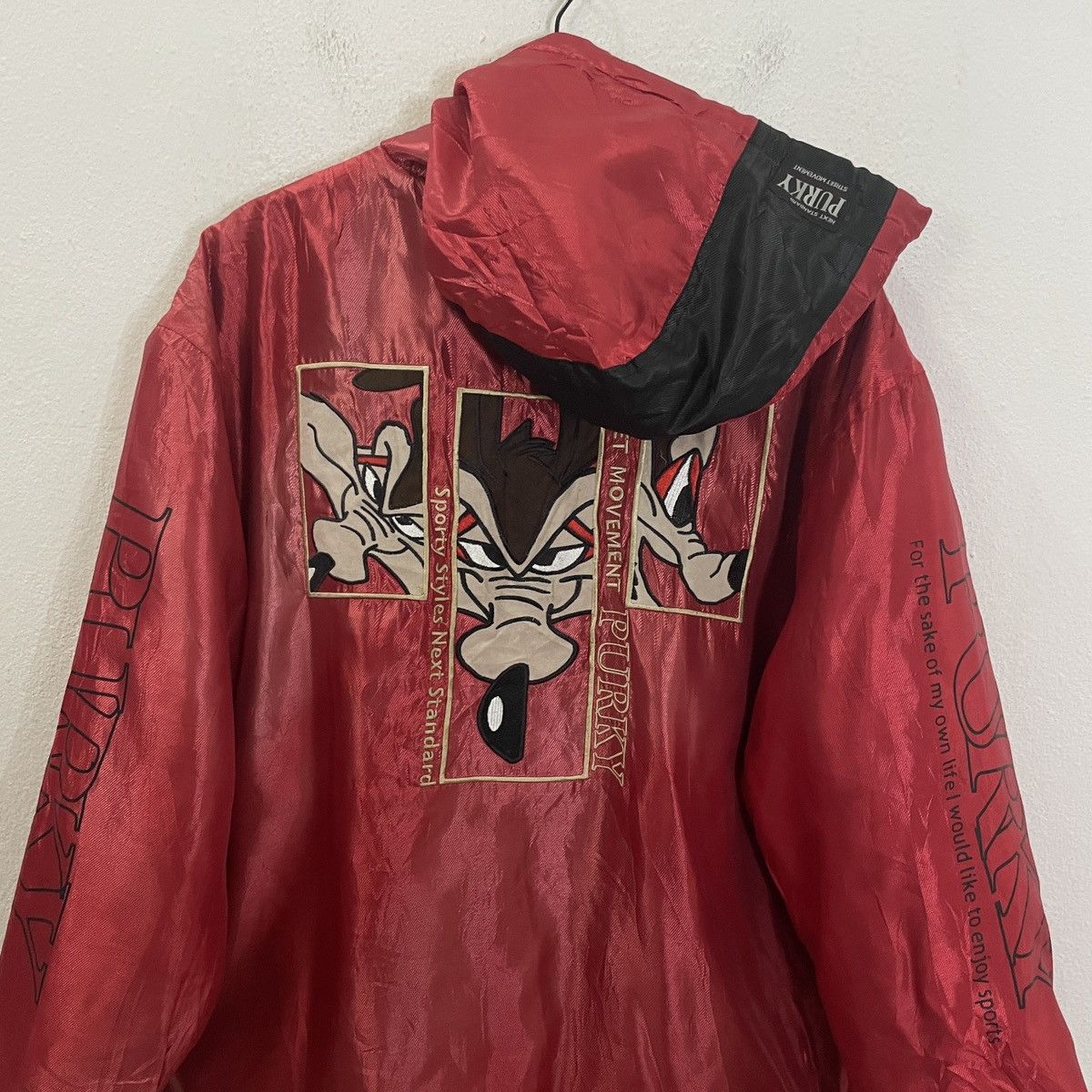 Anime × Cartoon Network Vintage Purky Anime Embroidery Big Logo Jacket Size US XL / EU 56 / 4 - 4 Thumbnail