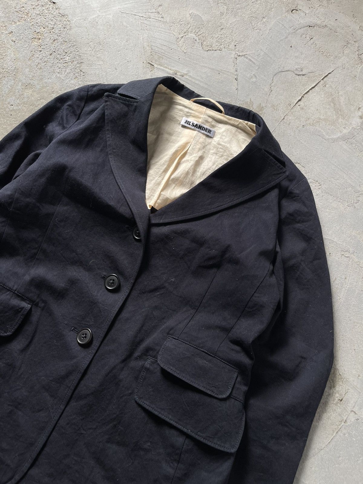 Jil Sander Vintage Jil Sander Blazer Luxury Coat Size S / US 4 / IT 40 - 2 Thumbnail