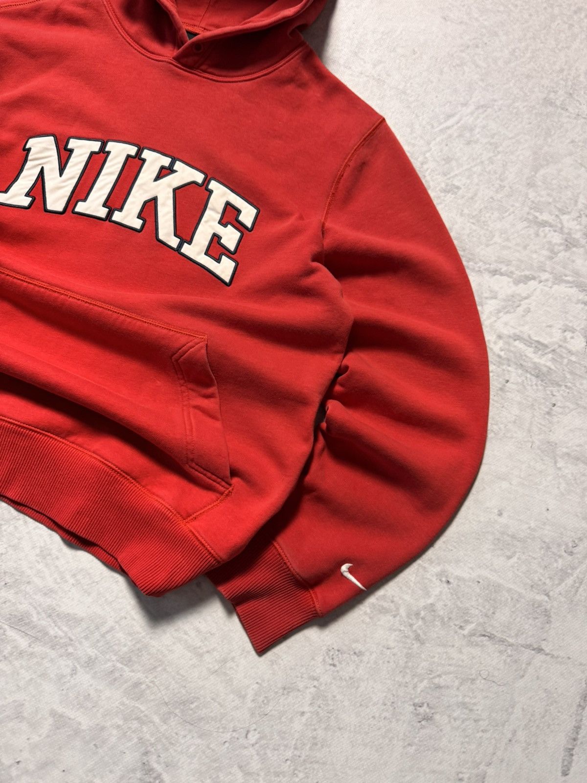 Nike × Vintage 00s Nike Vintage Big Logo Oversize Hoodie Y2K Size US M / EU 48-50 / 2 - 4 Thumbnail