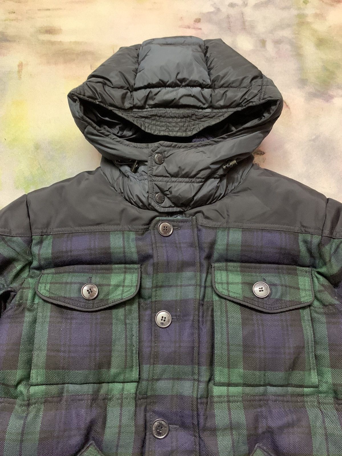 Moncler MONCLER Defense Green Wool Down Puffer Jacket Size US M / EU 48-50 / 2 - 6 Thumbnail