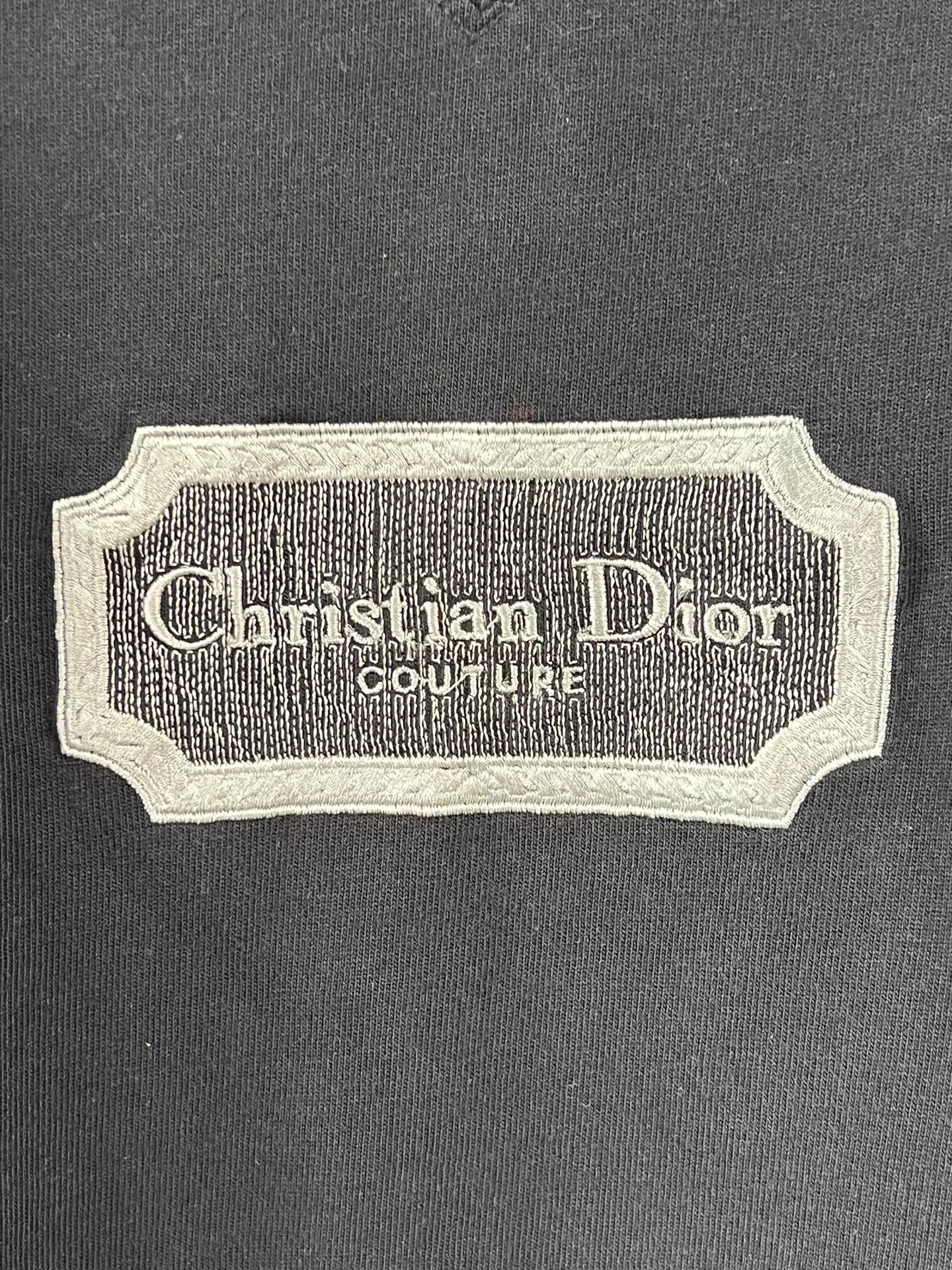 Dior Dior XS CD Couture Embroidered Chest T-shirt Italy Size XS / US 0-2 / IT 36-38 - 5 Thumbnail