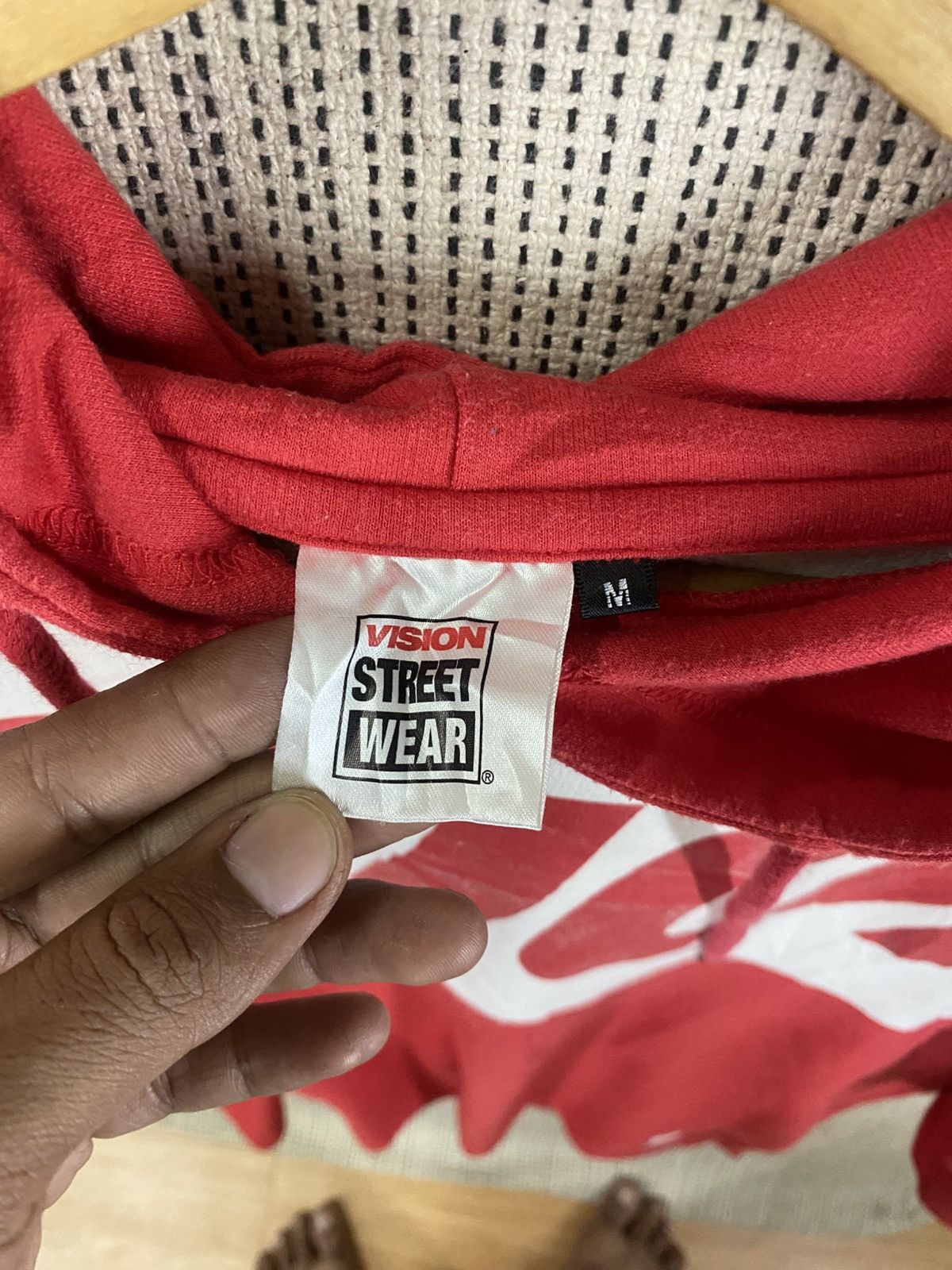Vision Streetwear Vision Streetwear 90s Style Hoodie very rare Size US M / EU 48-50 / 2 - 5 Thumbnail