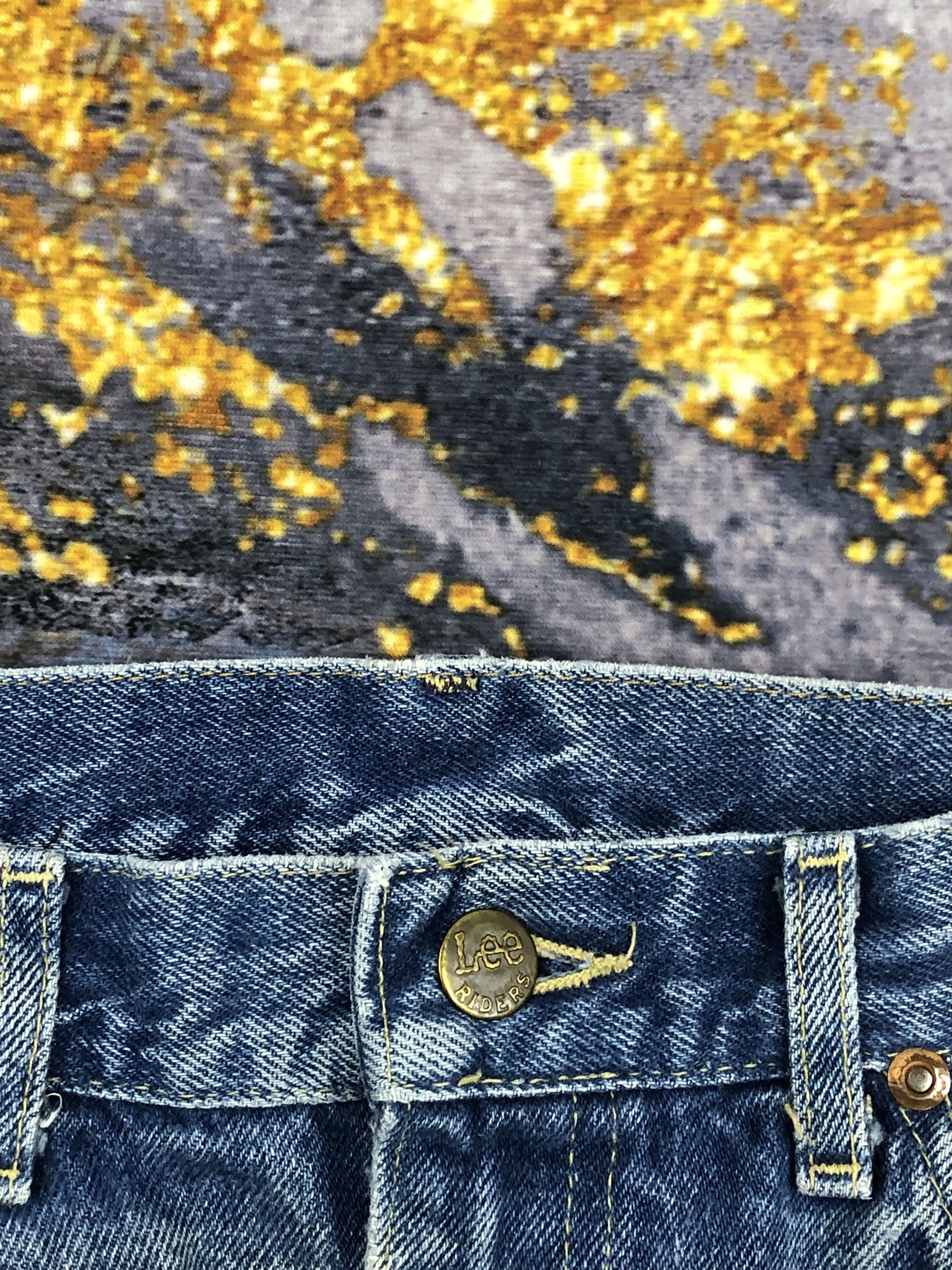 Lee Vintage Lee Splatter Paint Faded Jeans DPP0033 Size US 32 / EU 48 - 5 Thumbnail