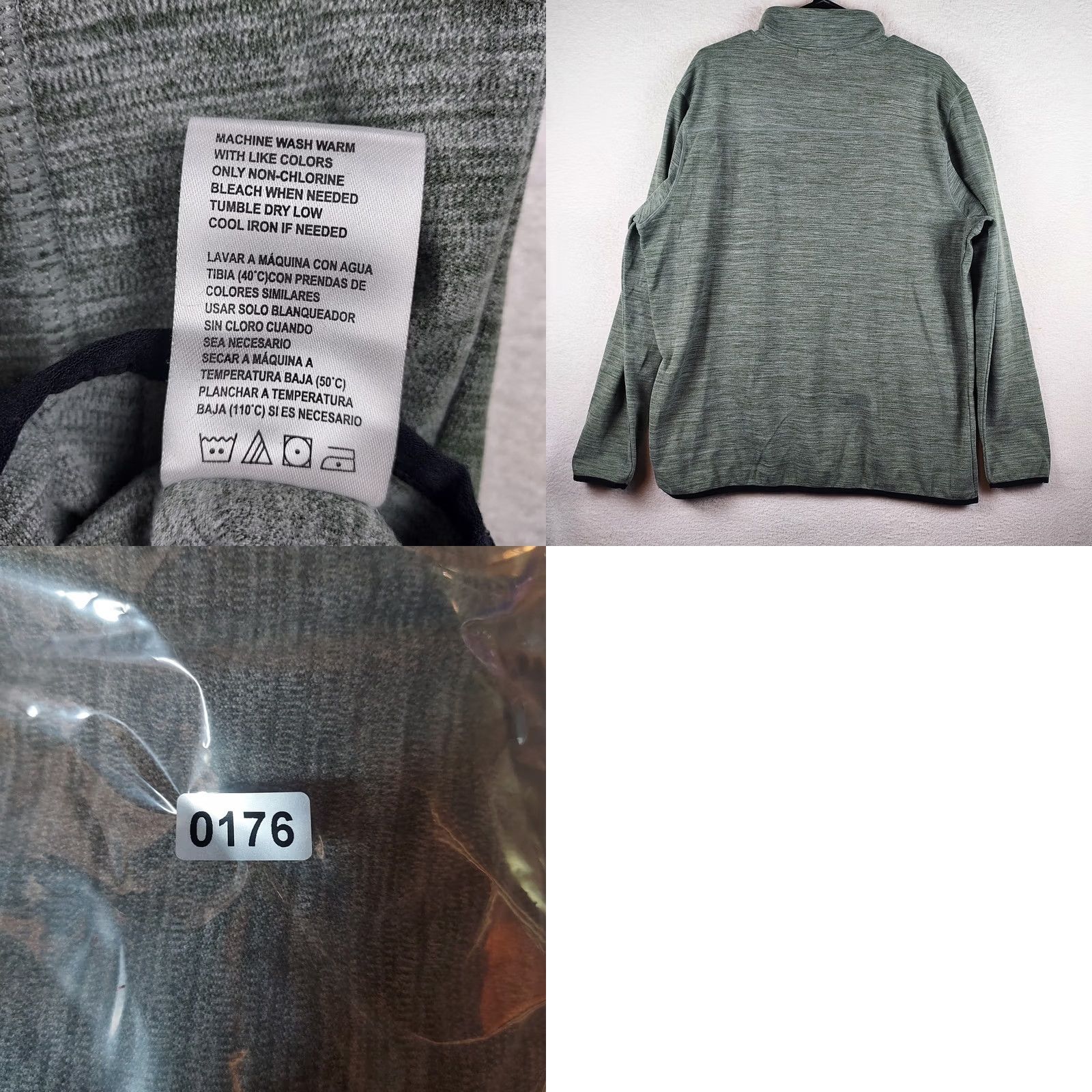 Avalanche Avalanche Men's Quarter Zip Pullover Sweater Green L Size US L / EU 52-54 / 3 - 8 Thumbnail