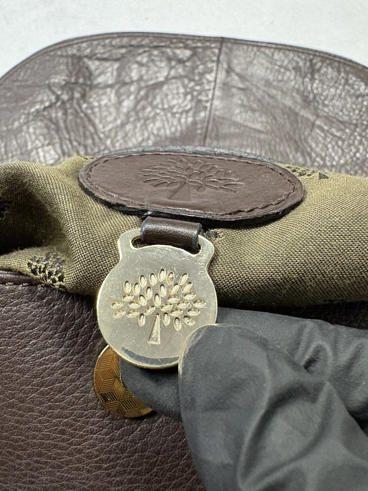 Mulberry Mulberry Brown Leather Crossbody Bag Tree Logo Vintage Size ONE SIZE - 18 Thumbnail