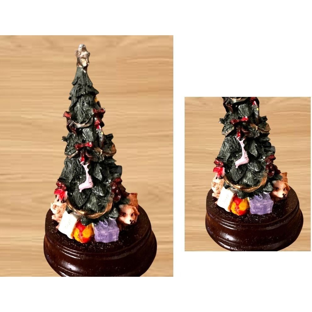 Vintage VTG Gift Collection Holiday Figurine Christmas Tree New Pupp Size ONE SIZE - 1 Thumbnail