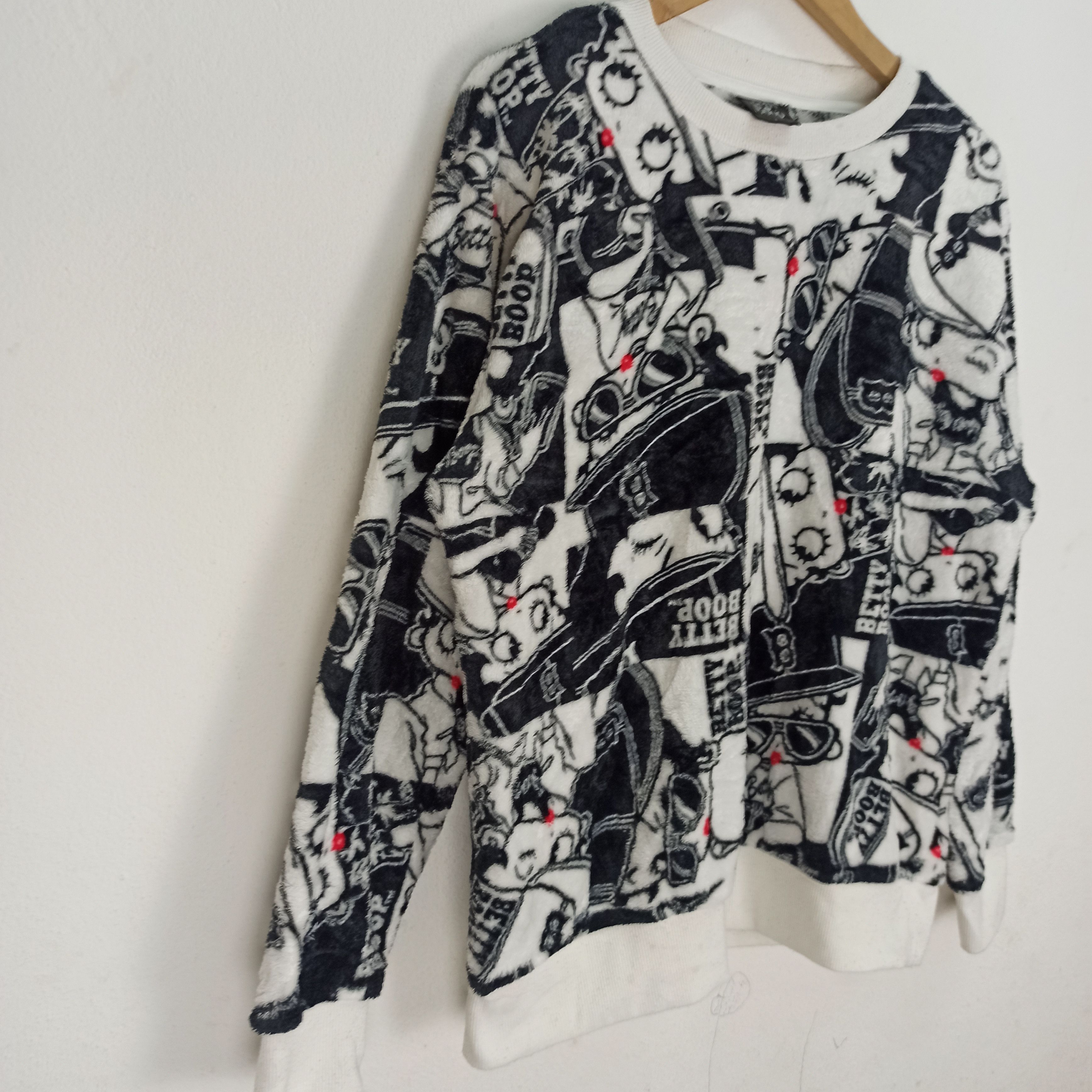 Cartoon Network 🔥Rare🔥 Betty Boop Fleece Sweatshirt Size US L / EU 52-54 / 3 - 2 Thumbnail