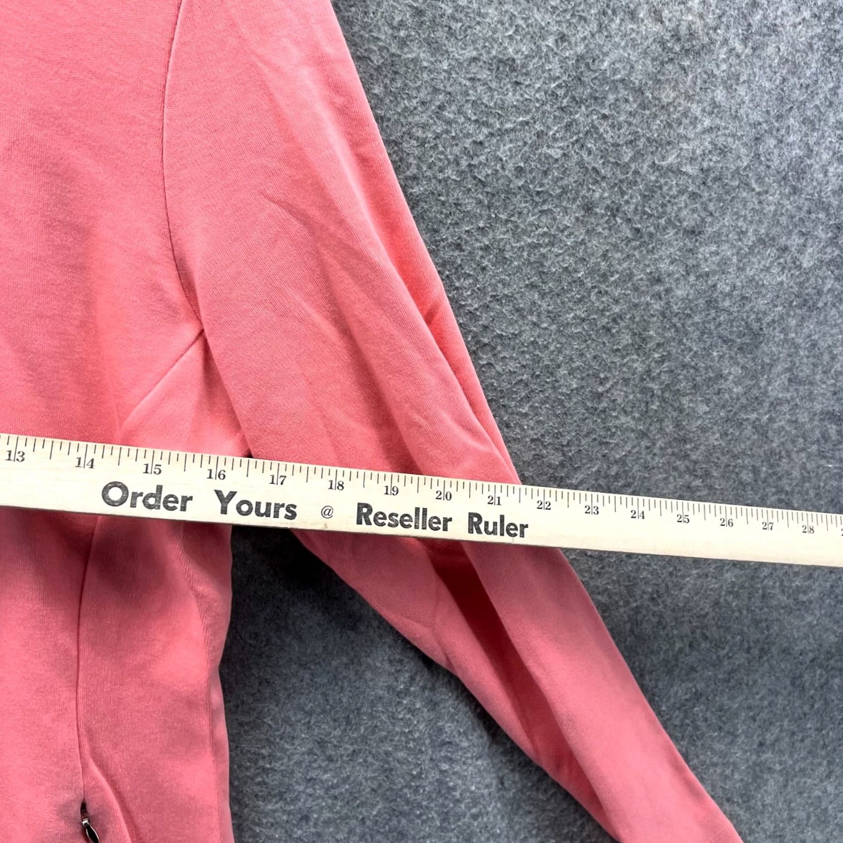 Vintage Fairway & Greene Sweatshirt Women M Peach 1/4 Zip Pullover Long Sleeve Mock Neck Activewear Golf Regular Size XS-? Size M / US 6-8 / IT 42-44 - 3 Thumbnail