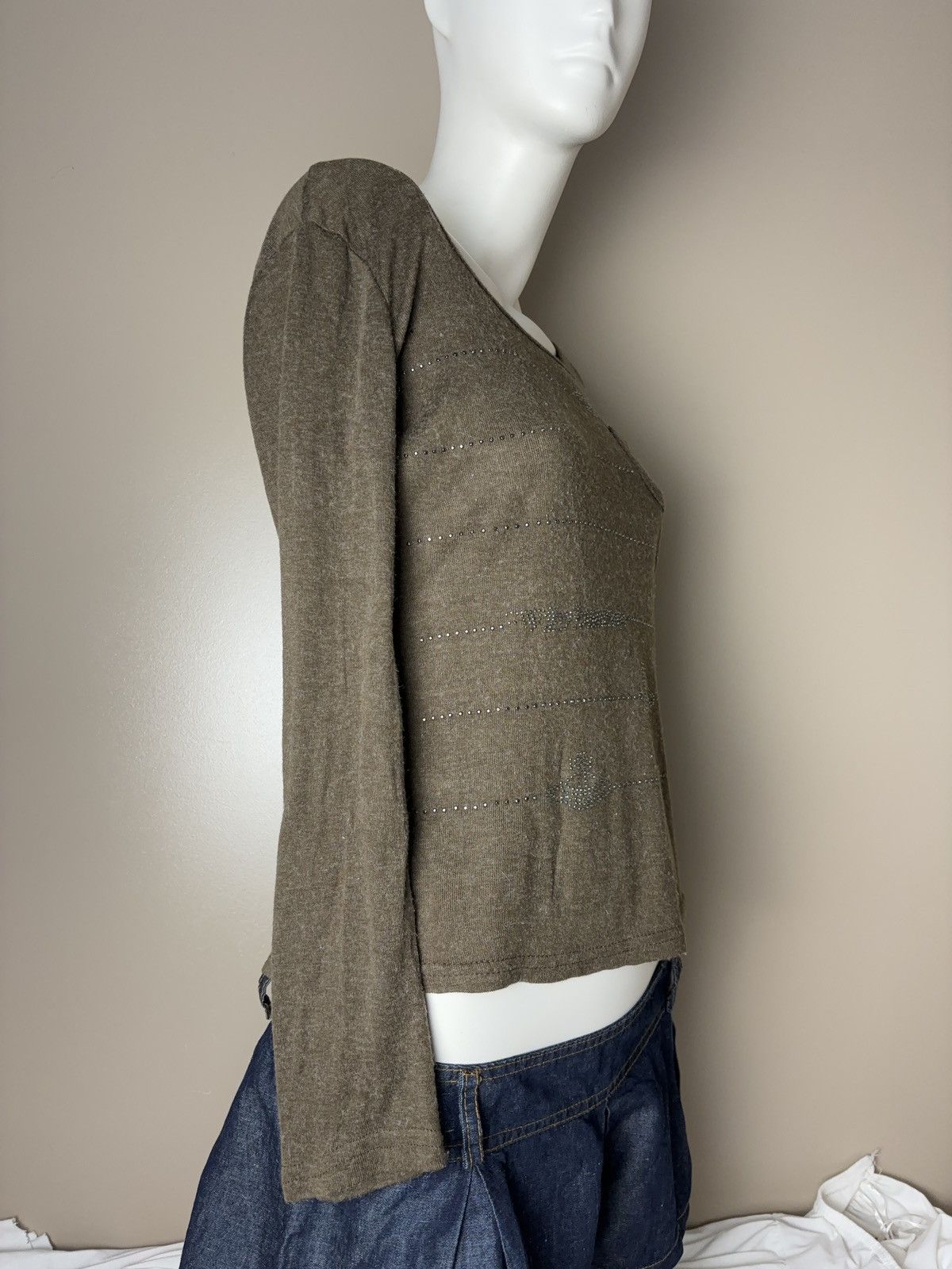 Vintage Printed long sleeve top vintage vivienne westwood style Size M / US 6-8 / IT 42-44 - 7 Thumbnail