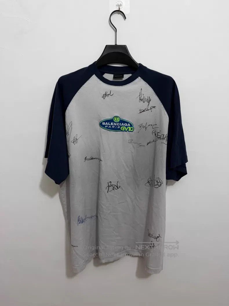 Balenciaga Balenciaga 23ss AOP Archives printed short sleeved T