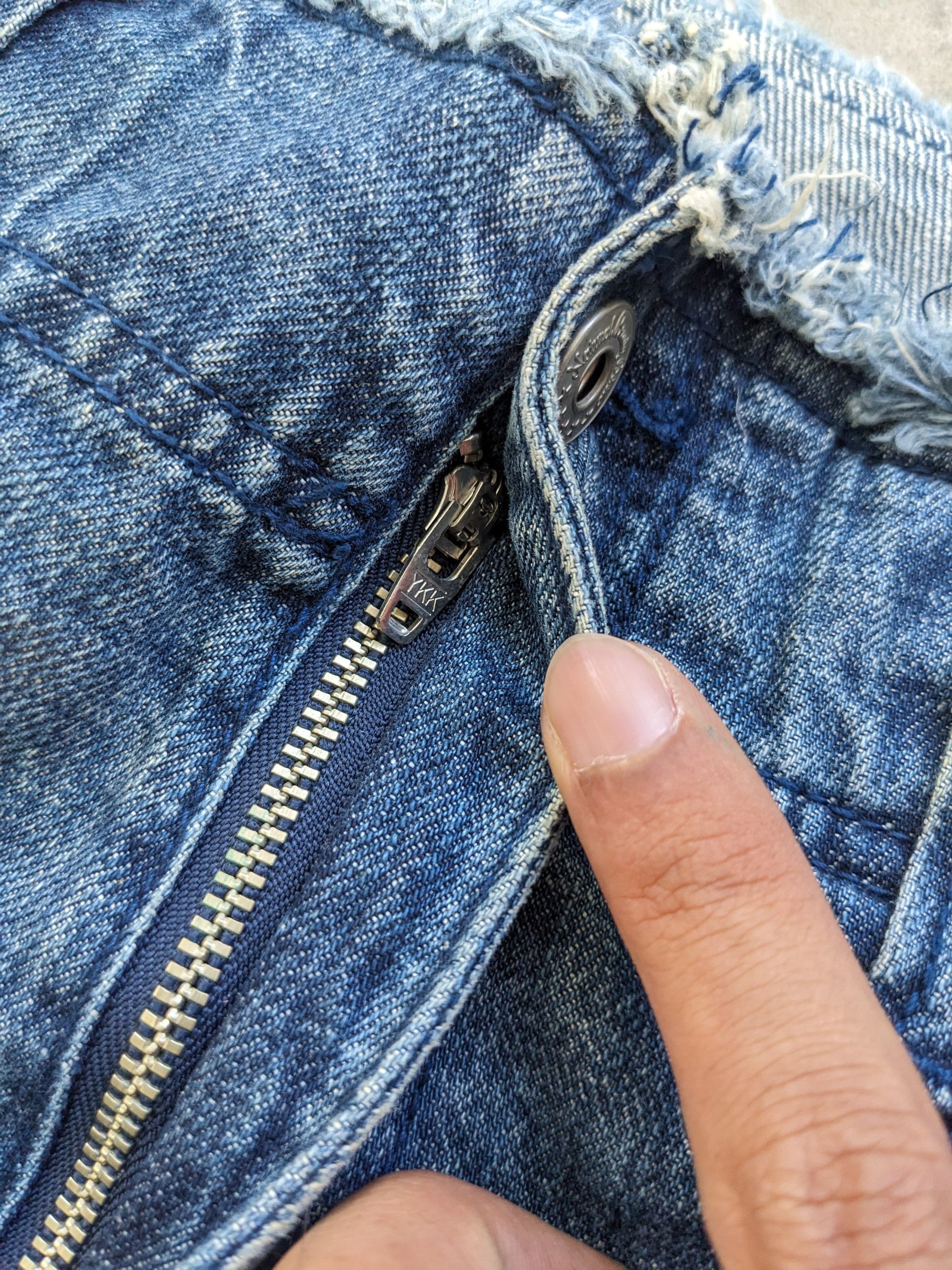 Japanese Brand × Vintage Vintage Baggy Jeans Custom Made by Natural Beauty Basic Size 28" / US 6 / IT 42 - 8 Thumbnail
