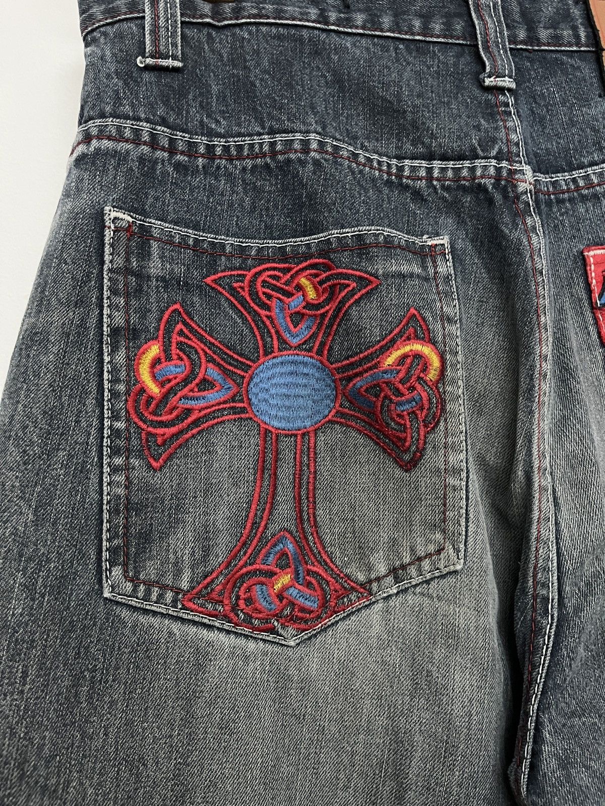 Ed Hardy Vintage Ed Hardy Cross Jeans (unisex) Size US 36 / EU 52 - 5 Thumbnail