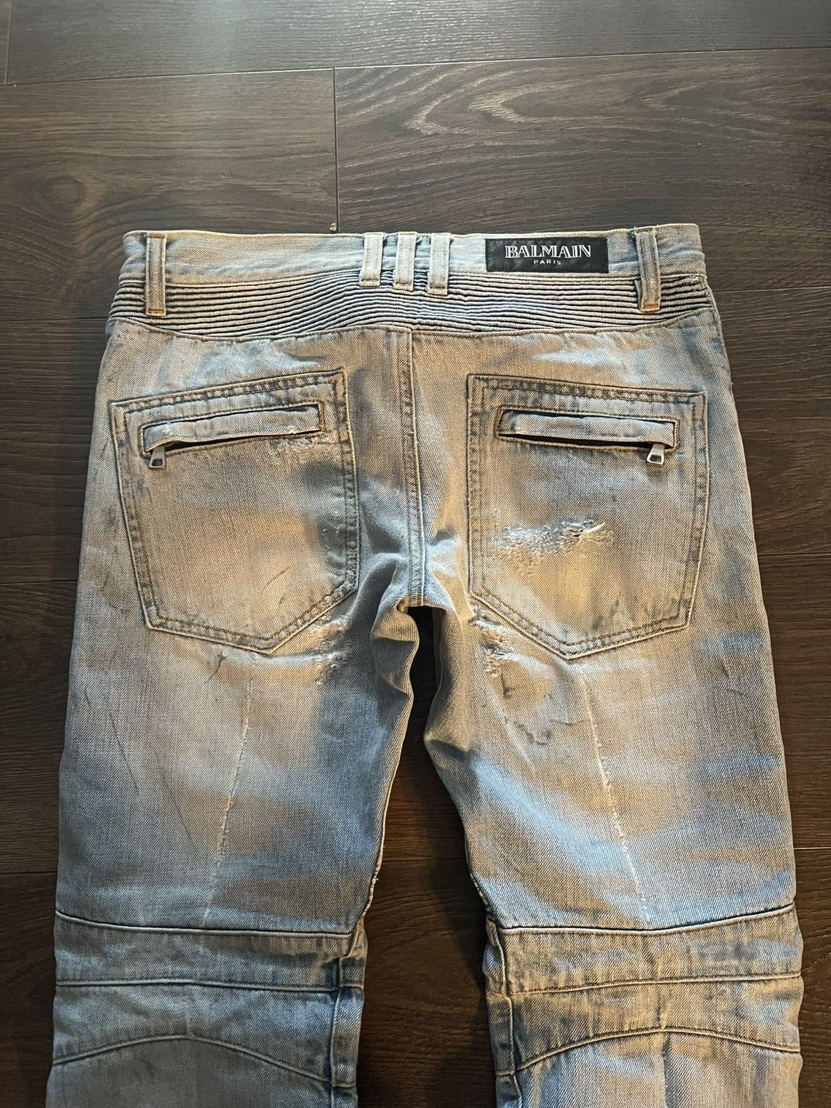 Balmain Balmain SS11 Eagle Coin Biker Jeans Size US 30 / EU 46 - 5 Thumbnail