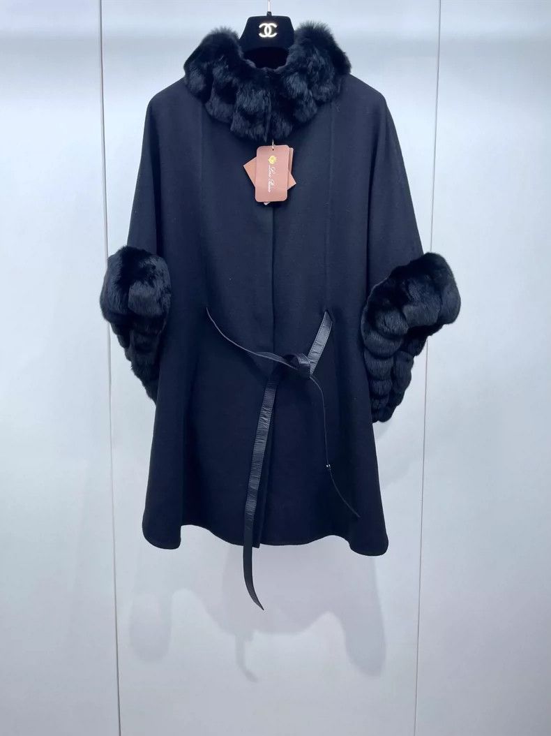 Loro Piana Loro piana Black dragon cat cloak coat 2506-Nextarrow Size ONE SIZE - 1 Thumbnail