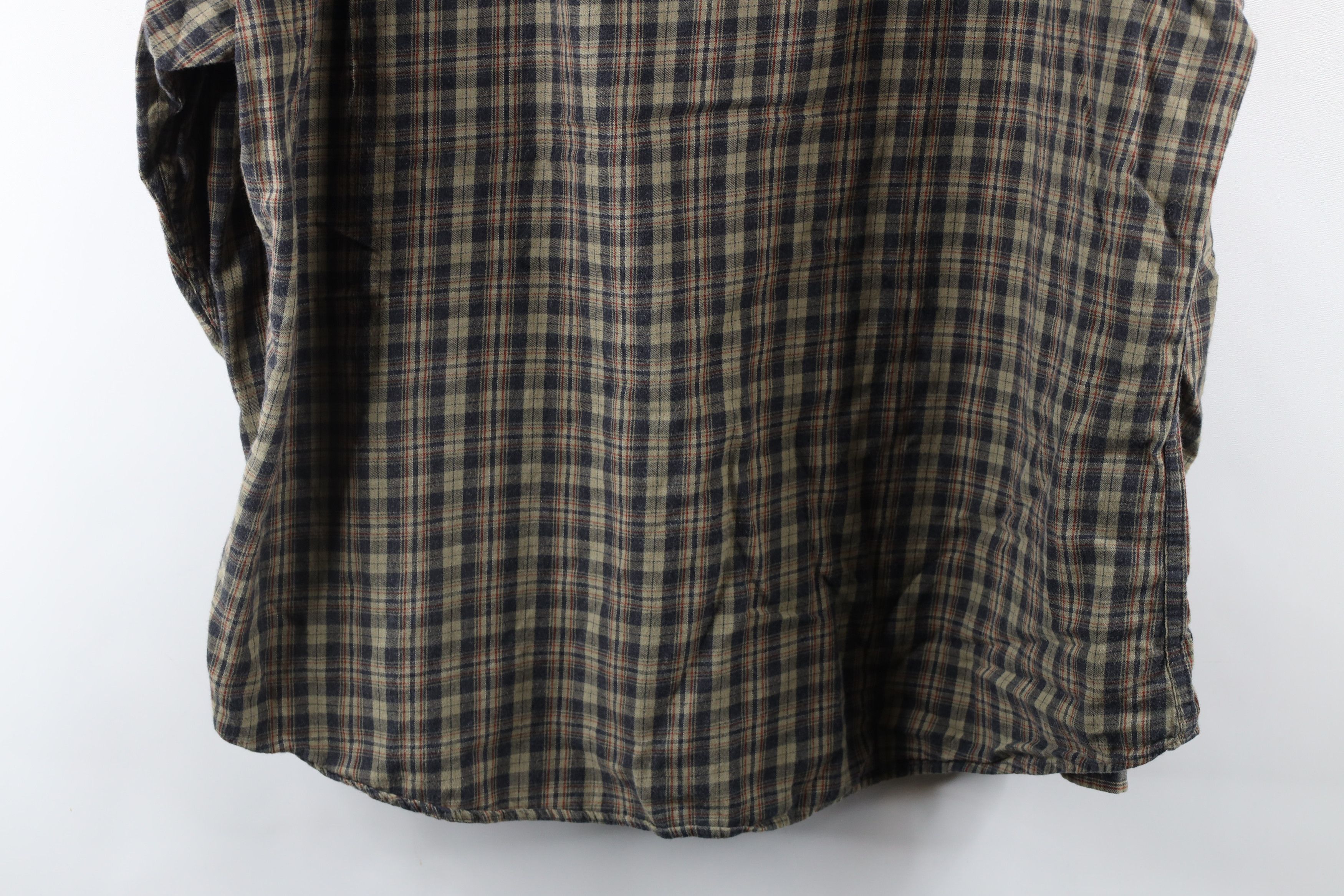 J.Crew × Vintage Vintage 90s J Crew Collared Button Shirt Plaid Cotton Size US L / EU 52-54 / 3 - 8 Thumbnail