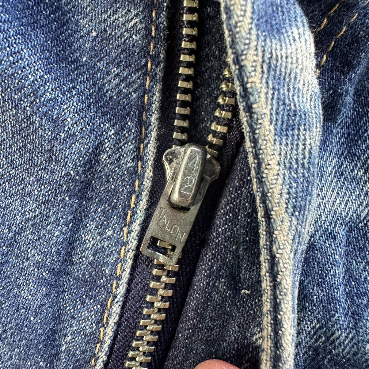 Japanese Brand Vintage Living Concept Talon 42 Faded Distressed Denim Jean Size US 30 / EU 46 - 7 Thumbnail