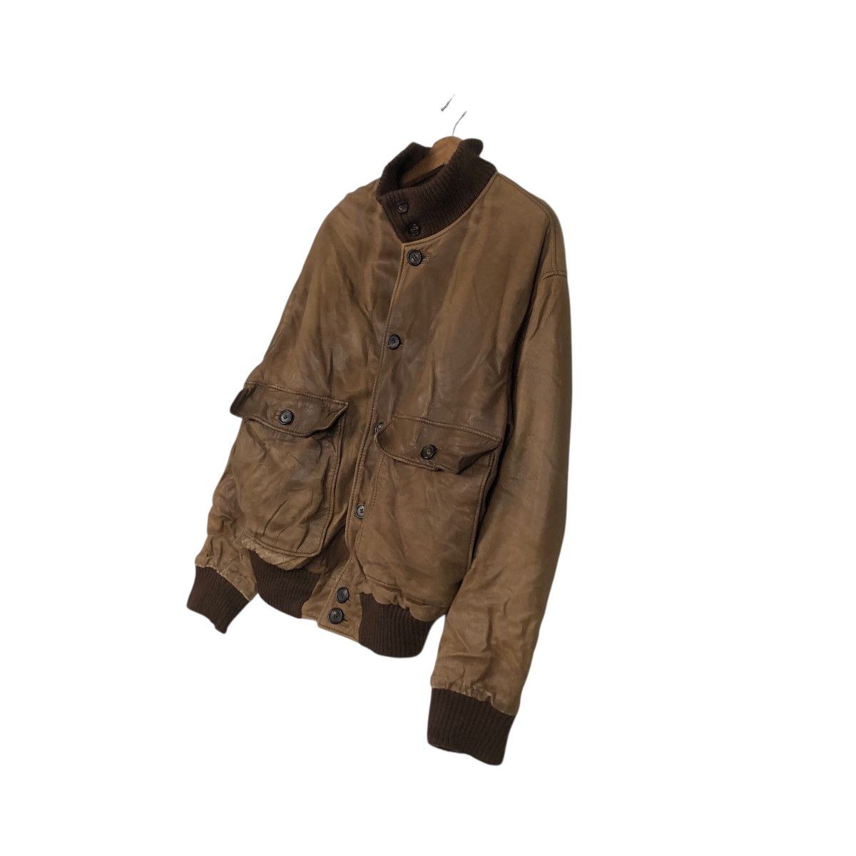 Japanese Brand 📌Vintage Biker Leather Jacket Campanile Blanket Issey Miyake Size US M / EU 48-50 / 2 - 3 Thumbnail