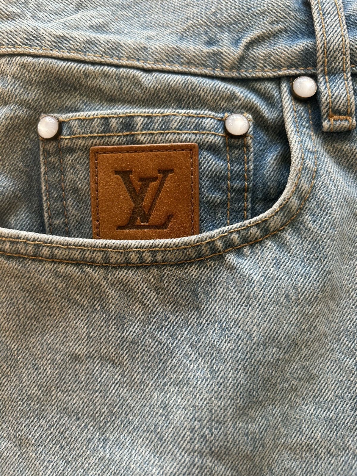 Louis Vuitton Slim Fit Denim Pants Size US 36 / EU 52 - 2 Thumbnail