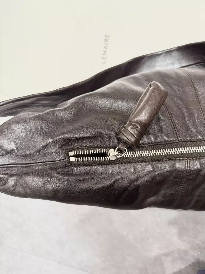 Lemaire Lemaire large size lamb leather horn bag Size ONE SIZE - 2 Thumbnail