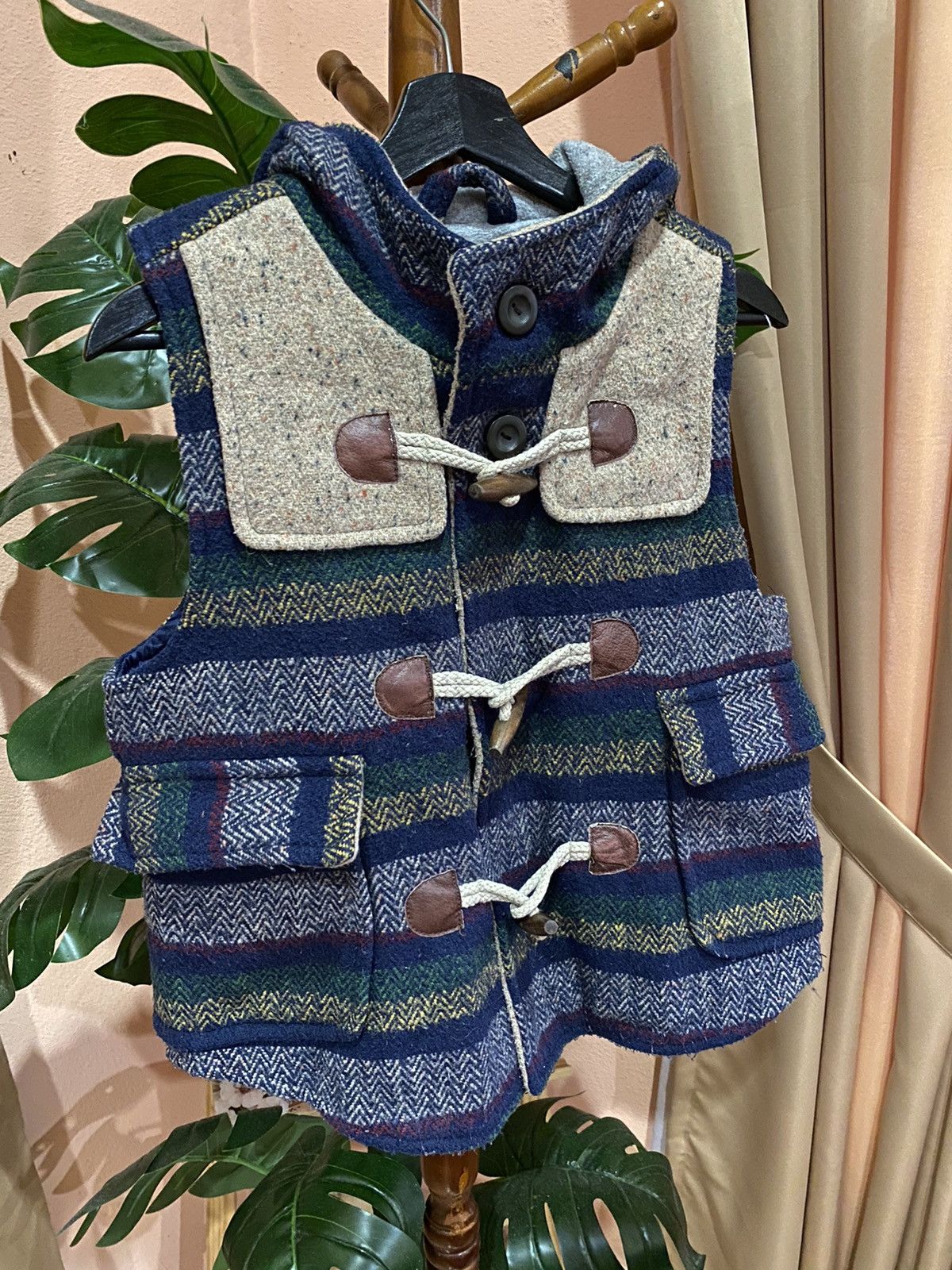 Japanese Brand Cube Sugar Vintage Vest - 1989 Heritage Workwear Design Size US S / EU 44-46 / 1 - 3 Thumbnail