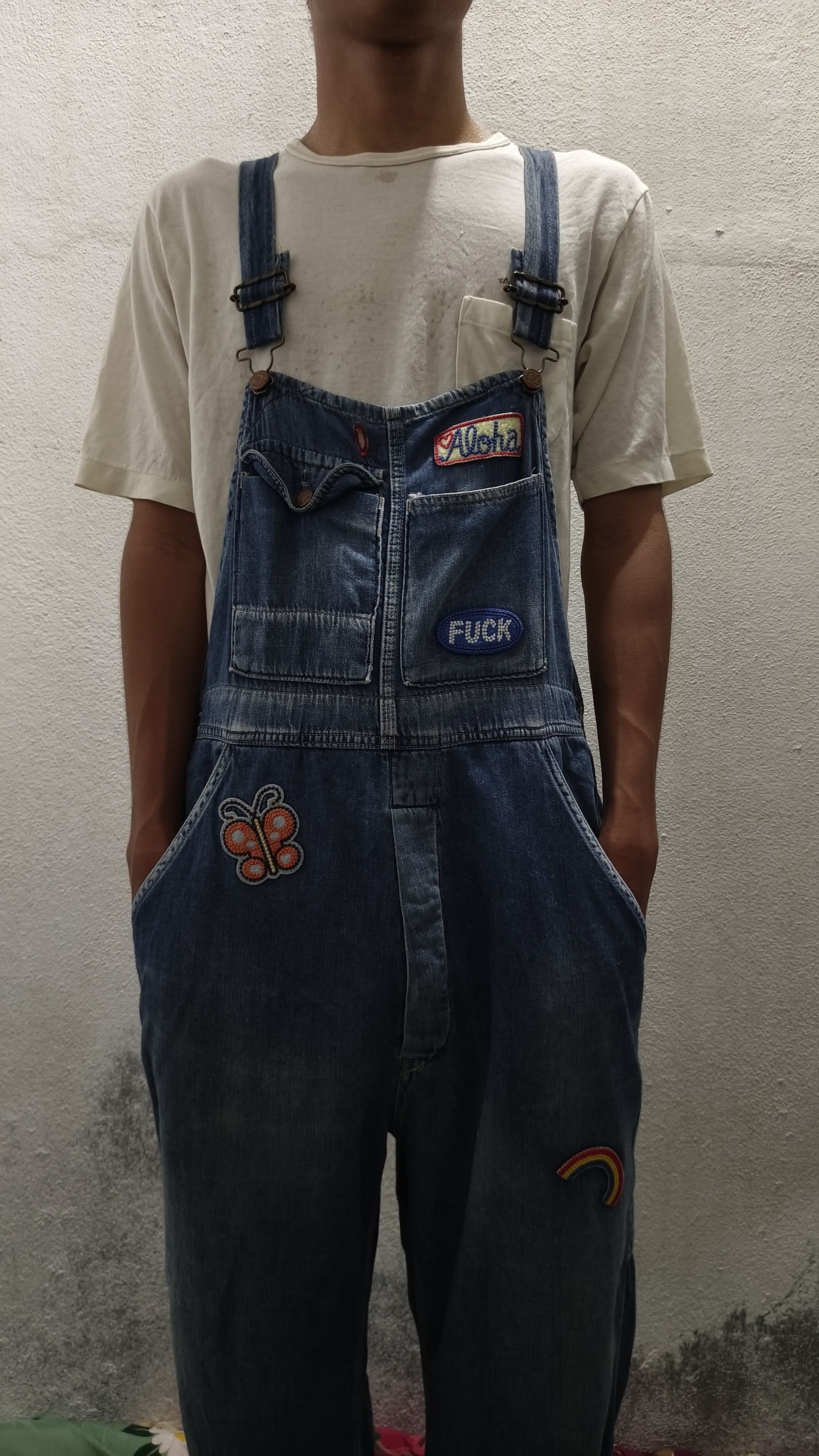 Hysteric Glamour Vintage 90's Hysteric Glamour bib overalls with embroidered Size US 32 / EU 48 - 2 Thumbnail