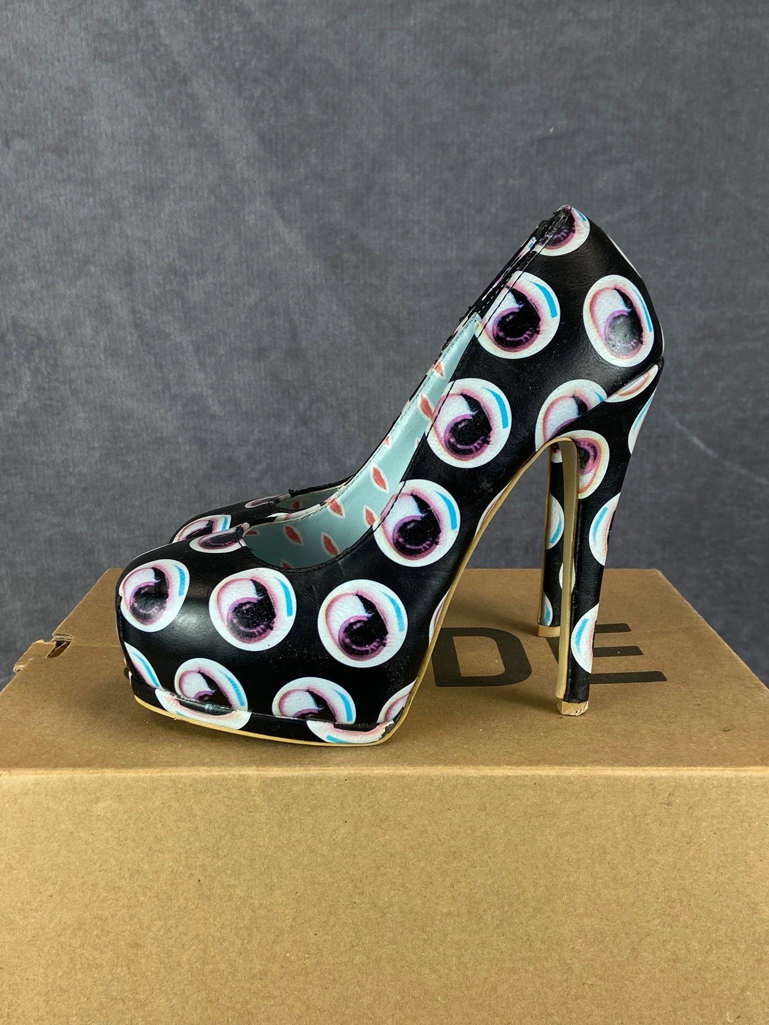 Iron Fist Black & White Heels EU 36 Size US 6 / IT 36 - 2 Thumbnail