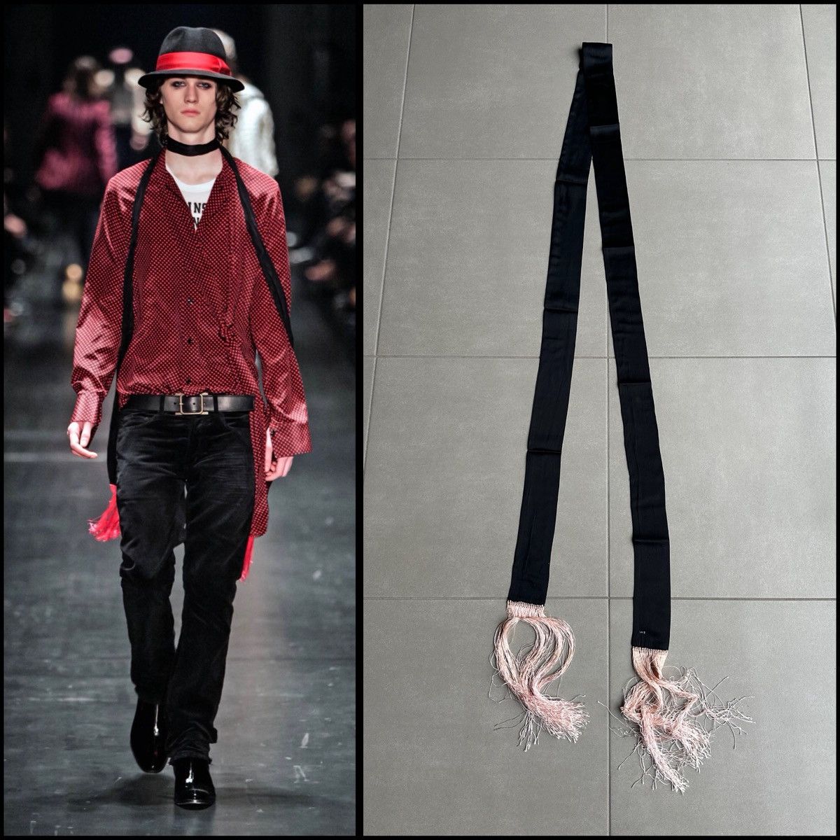 Dior × Hedi Slimane Dior homme AW/05 oversized scarf | Grailed