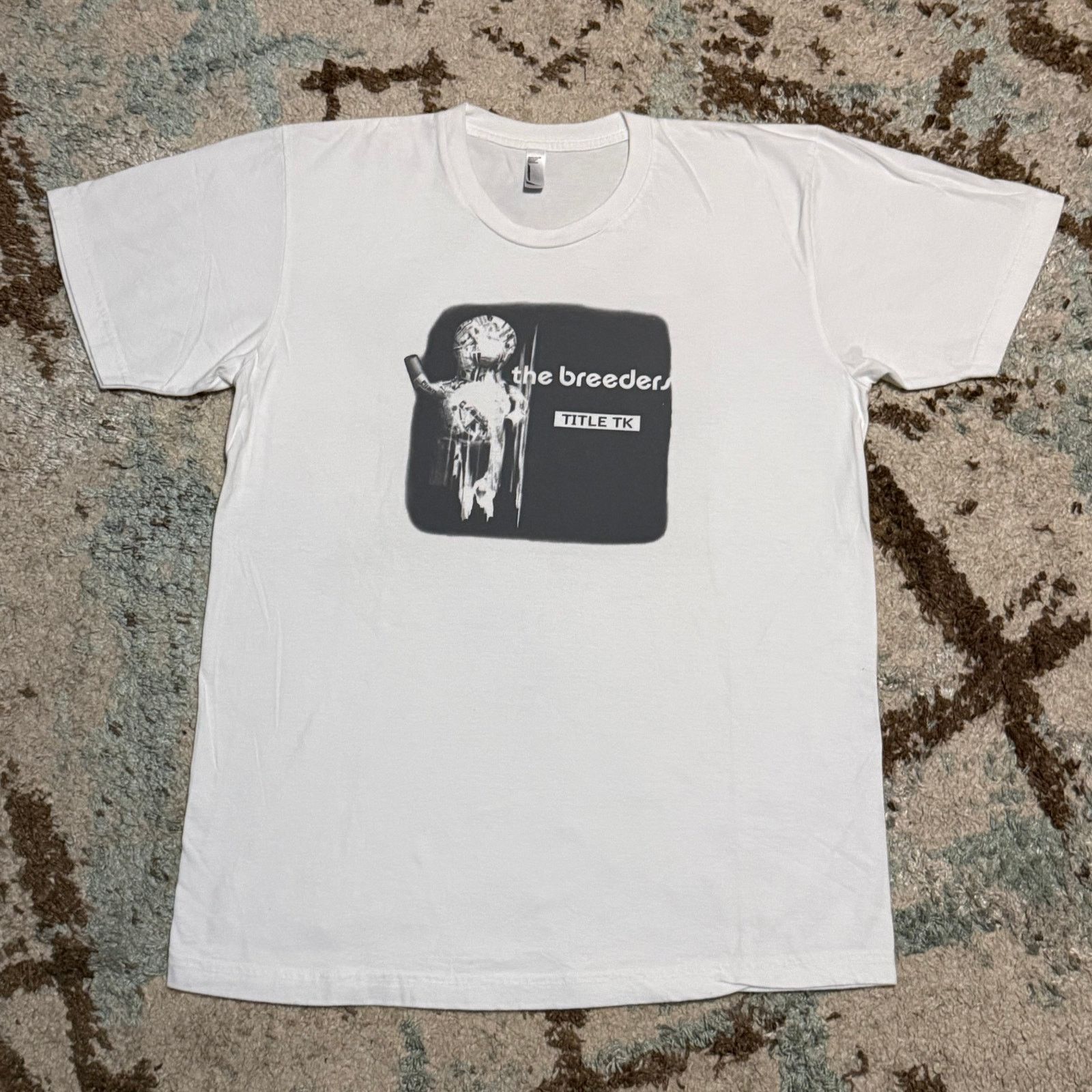American Apparel × Band Tees The Breeders Title TK 2002 Album Shirt Large Pixies L7 Size US L / EU 52-54 / 3 - 2 Thumbnail