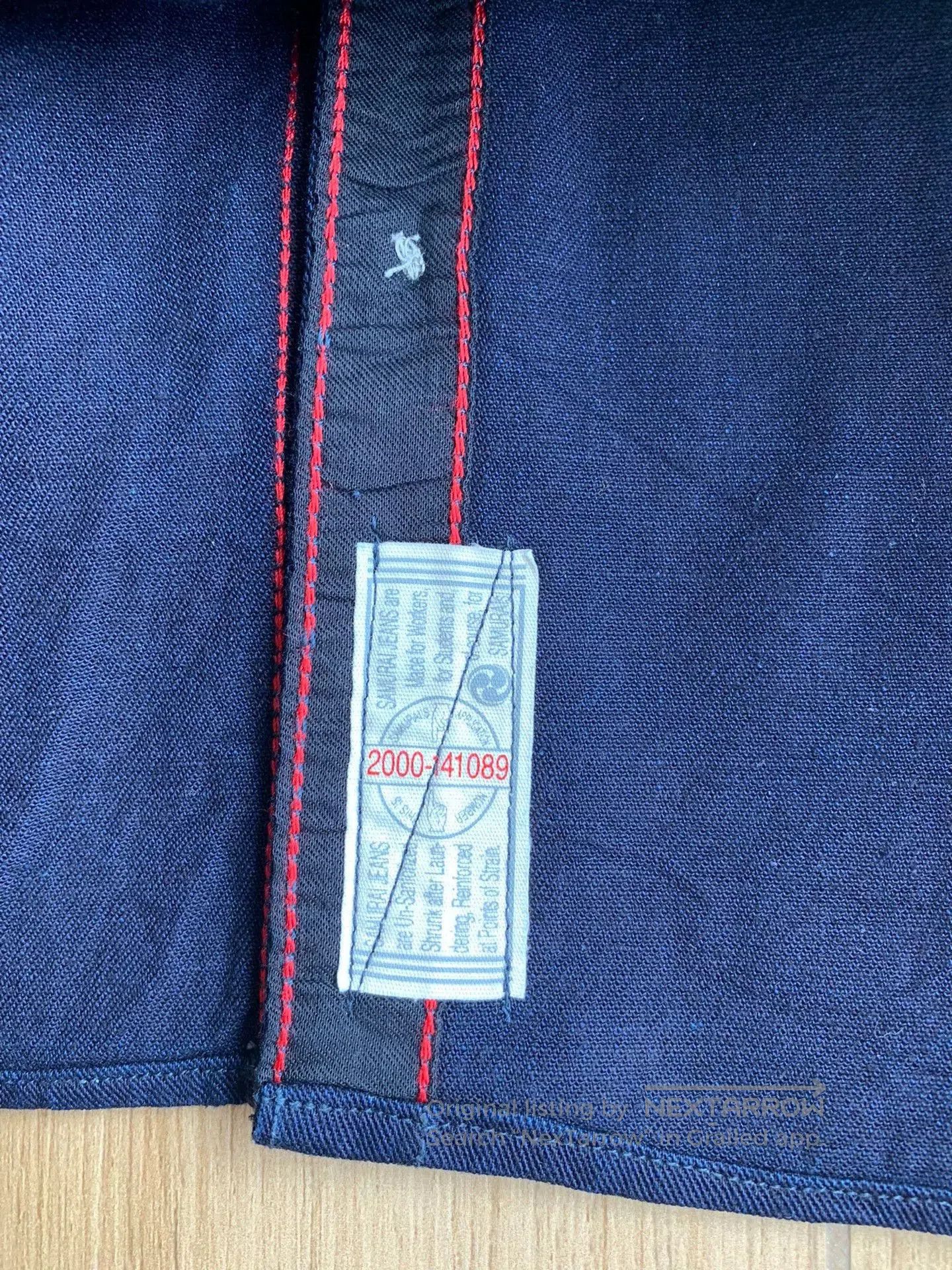 Samurai Jeans navy blue samurai jeans work shirt. Size US XXL / EU 58 / 5 - 6 Thumbnail