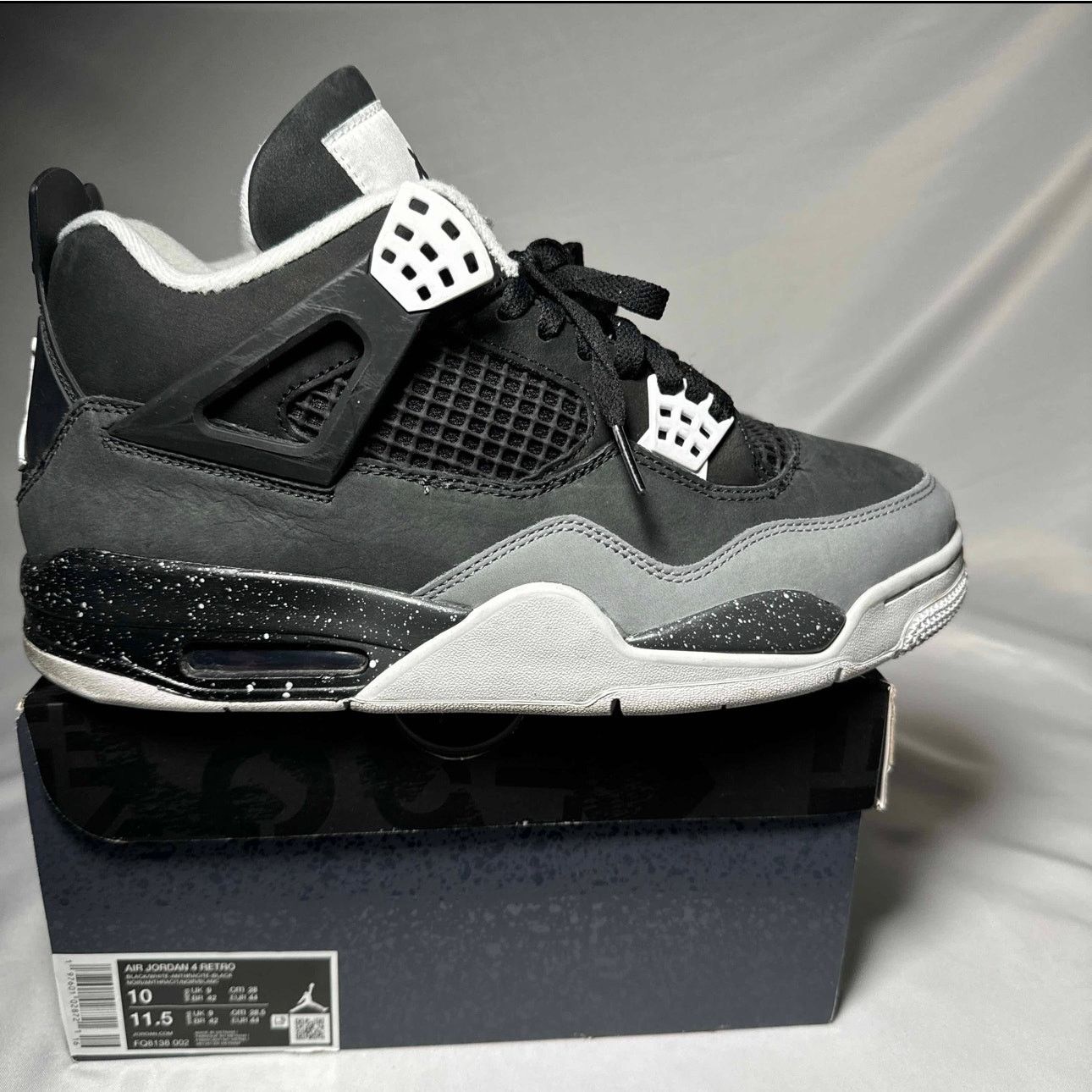 Jordan Brand × Nike Size 10 - Nike Air Jordan 4 Retro Fear 2024 Men's Shoes Size US 10 / EU 43 - 1 Thumbnail