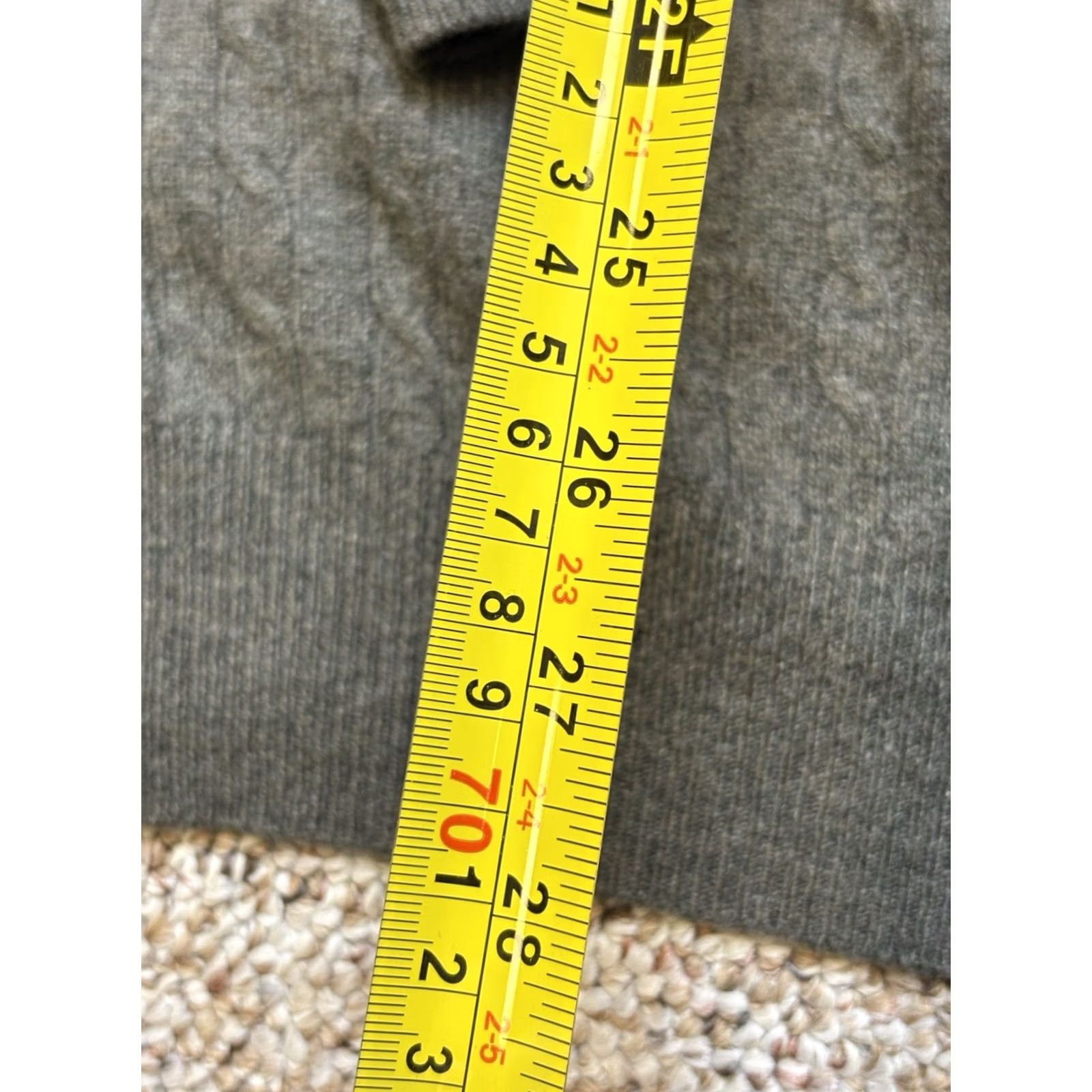 Vintage Paolo Mondo Gray Cashmere Ribbed Sweater Grey Mens Size XL Pullover Round Neck Cashmere Mens Sweater Gray XL Size US XL / EU 56 / 4 - 5 Thumbnail