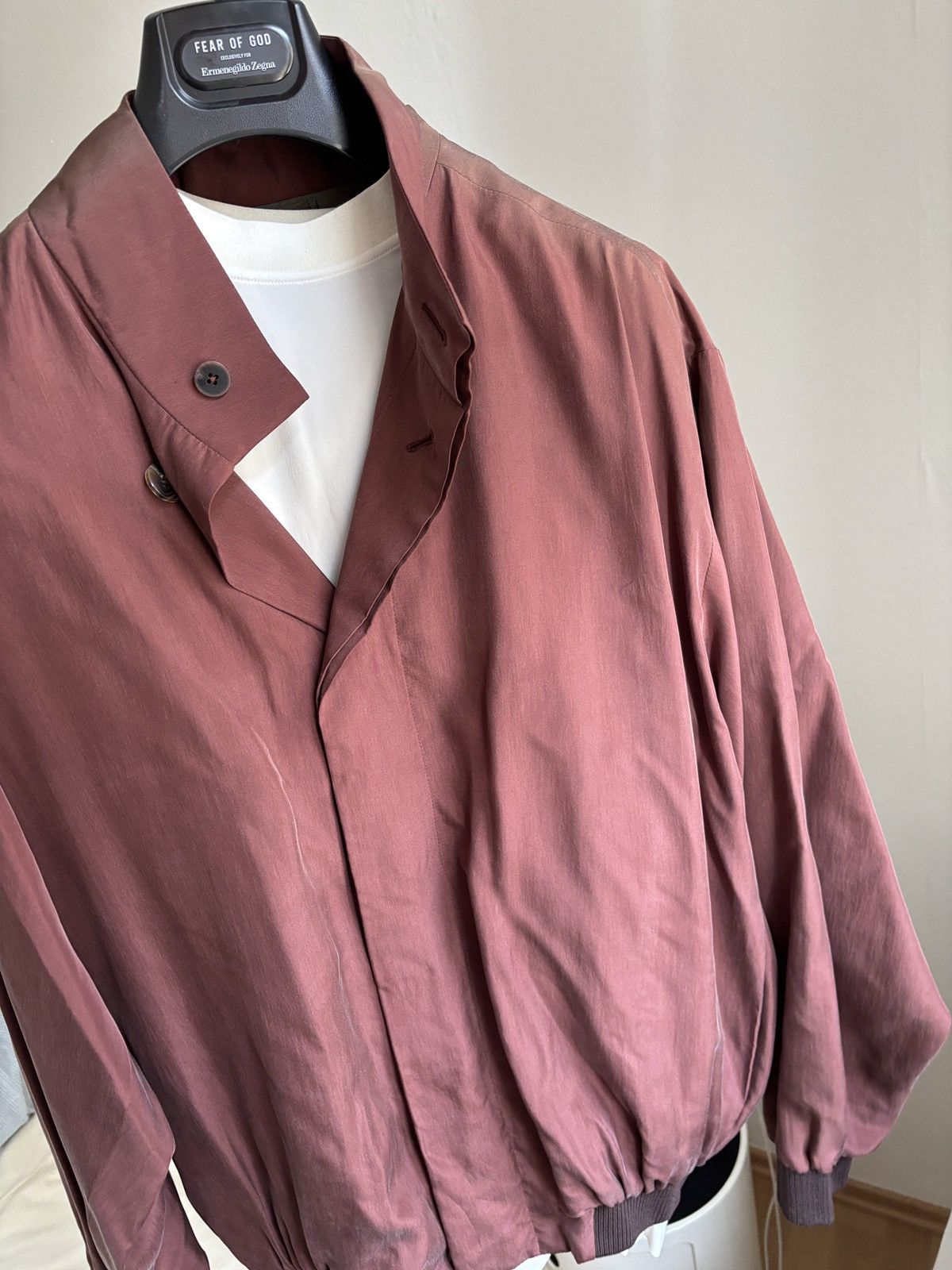 Ermenegildo Zegna × Fear of God Fear of God Zegna Bordeaux Blouson Size US M / EU 48-50 / 2 - 5 Thumbnail