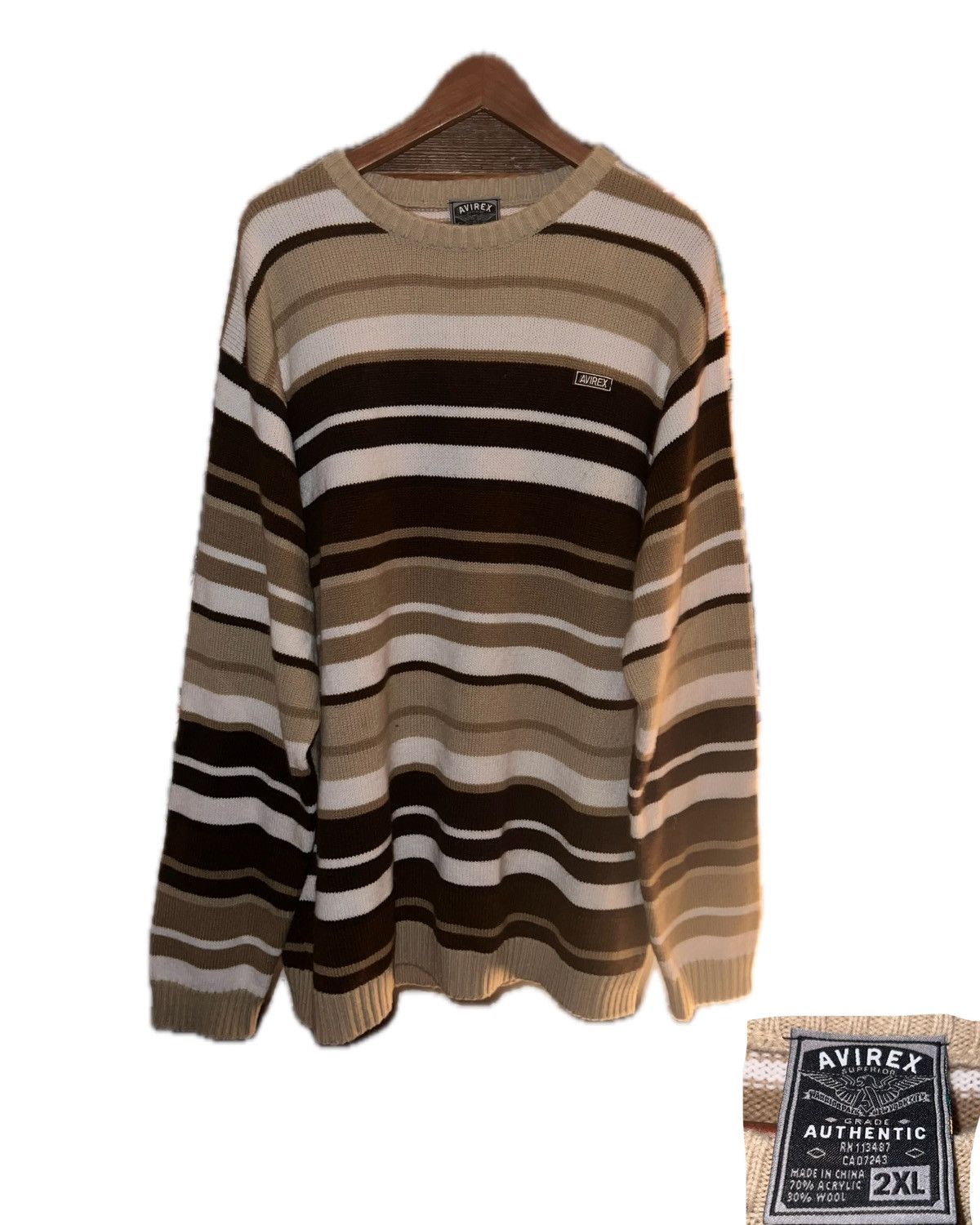 Avirex 🔥Avirex🔥 Vintage Knit Sweater Size US XXL / EU 58 / 5 - 1 Thumbnail