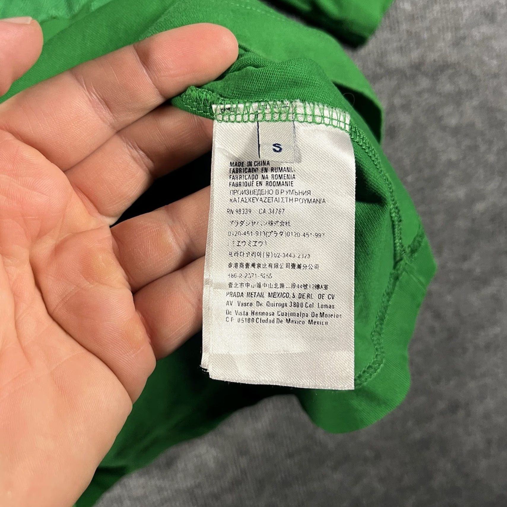 Alexander Wang Alexander Wang Spell Out Stitched Graphic T-shirt S Designer Men T-Shirt Green Rare Small Authentic Size US S / EU 44-46 / 1 - 5 Thumbnail