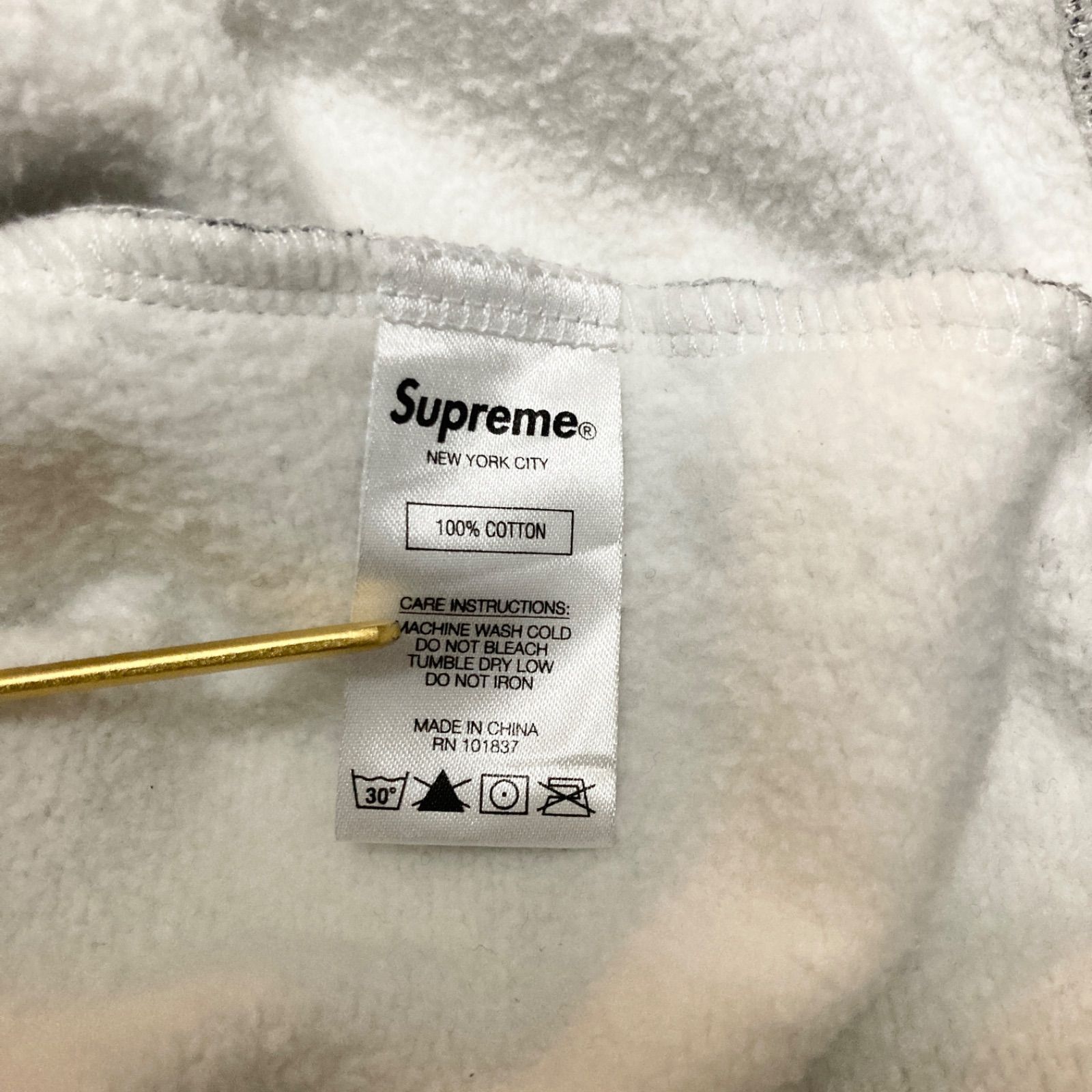Supreme × Yohji Yamamoto SUPREME x YOHJI YAMAMOTO Whole Pattern Hooded Seatshirt M Size US M / EU 48-50 / 2 - 6 Thumbnail