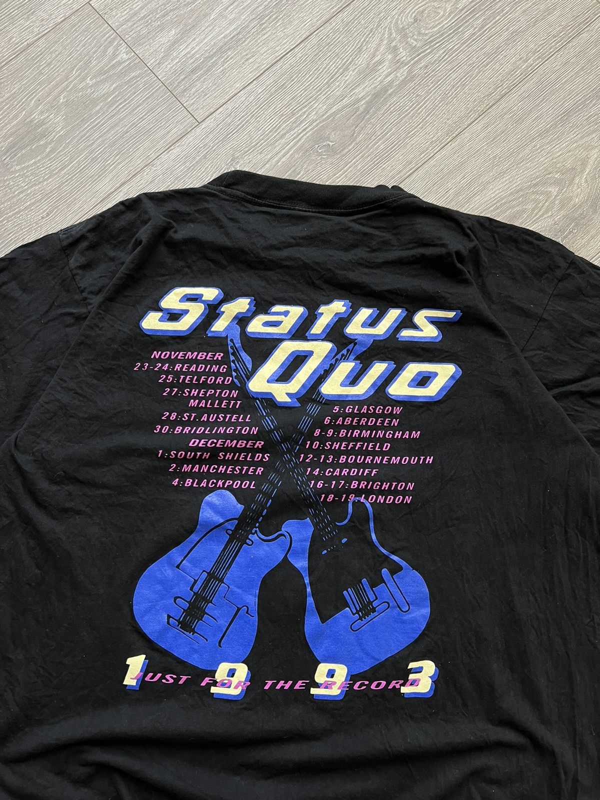 Band Tees × Vintage 1993 Vintage 💥 Status Quo Band Tee Shirt Size US XL / EU 56 / 4 - 10 Thumbnail