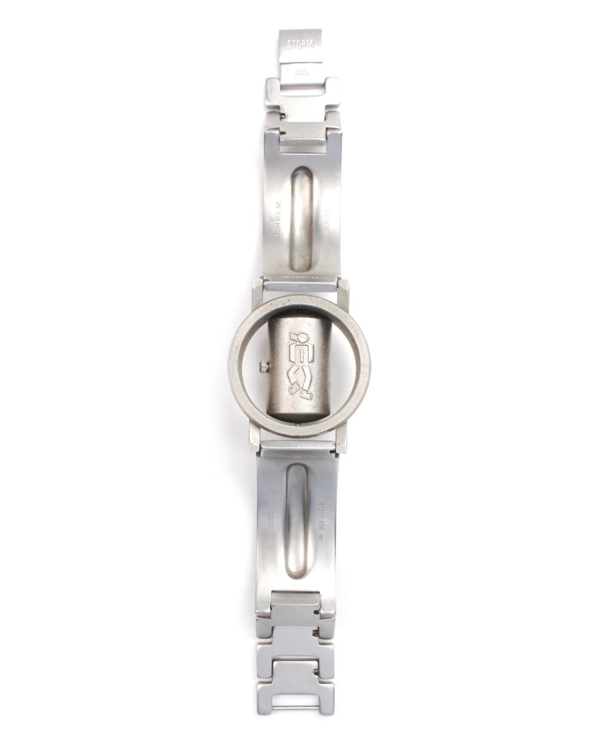 Vintage 1999 STORM LONDON REVOLVER ROTATING CYLINDER SILVER WATCH Size ONE SIZE - 4 Thumbnail