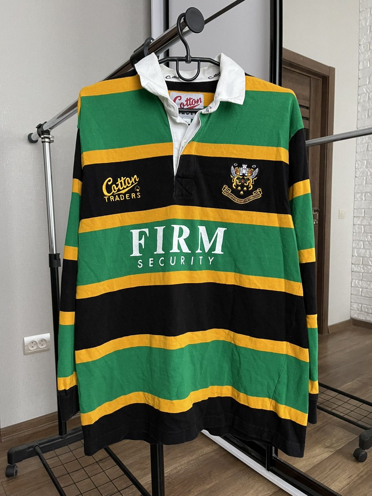 Cotton Traders 1996/1997 Northampton Rugby Vintage Sweatshirt Pullover Size US L / EU 52-54 / 3 - 1 Thumbnail