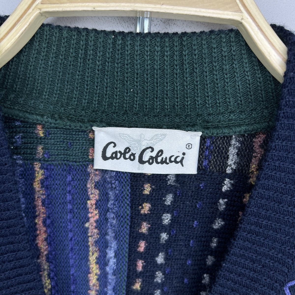 Carlo Colucci × Coogi × Vintage Vintage Carlo Colucci Coogi Sweater Jumper Knitwear Wool Size US L / EU 52-54 / 3 - 4 Thumbnail