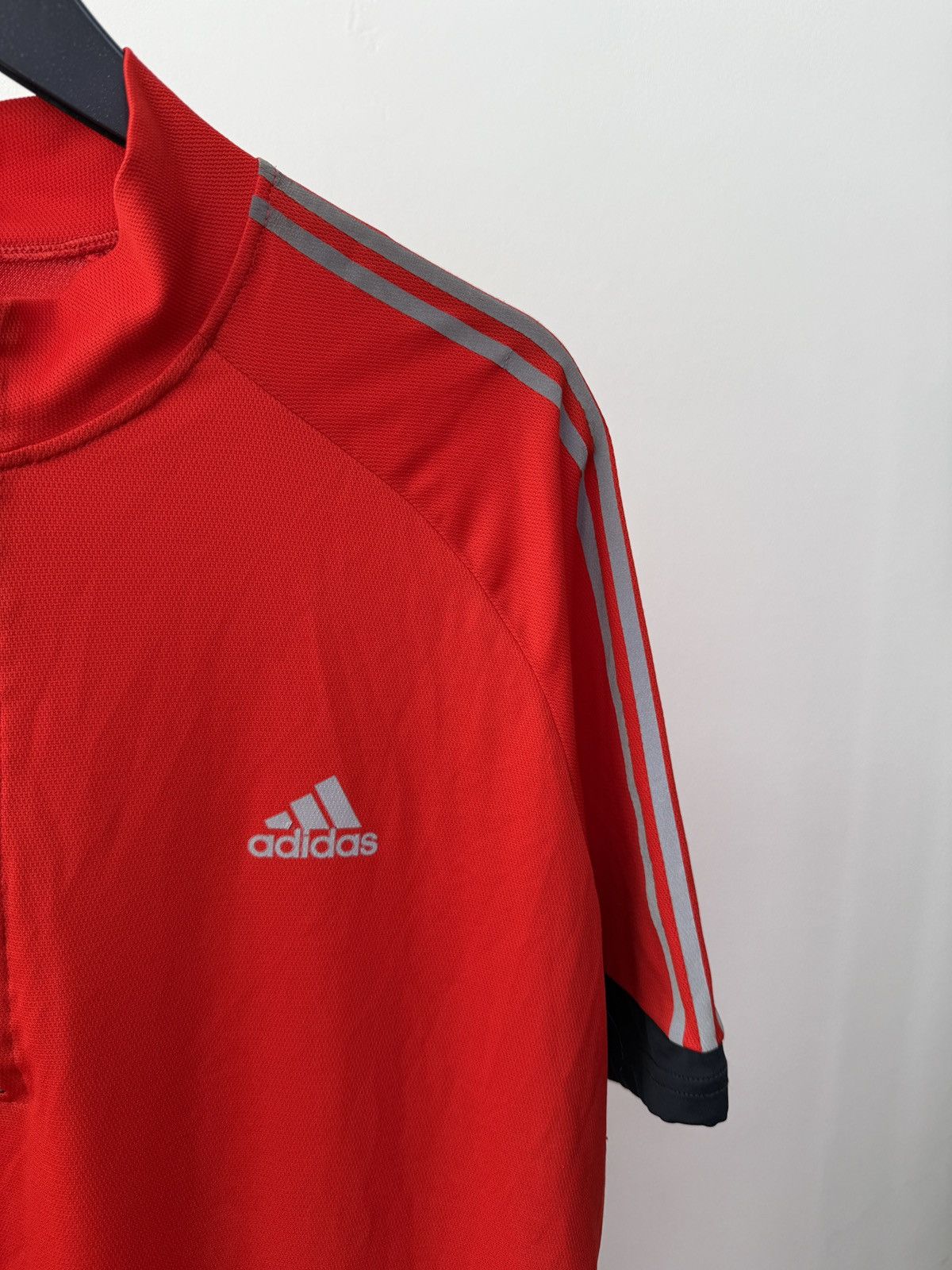 Adidas Vintage Adidas Clima Cycling Shirt Red 3 Stripes Size US XXL / EU 58 / 5 - 2 Thumbnail