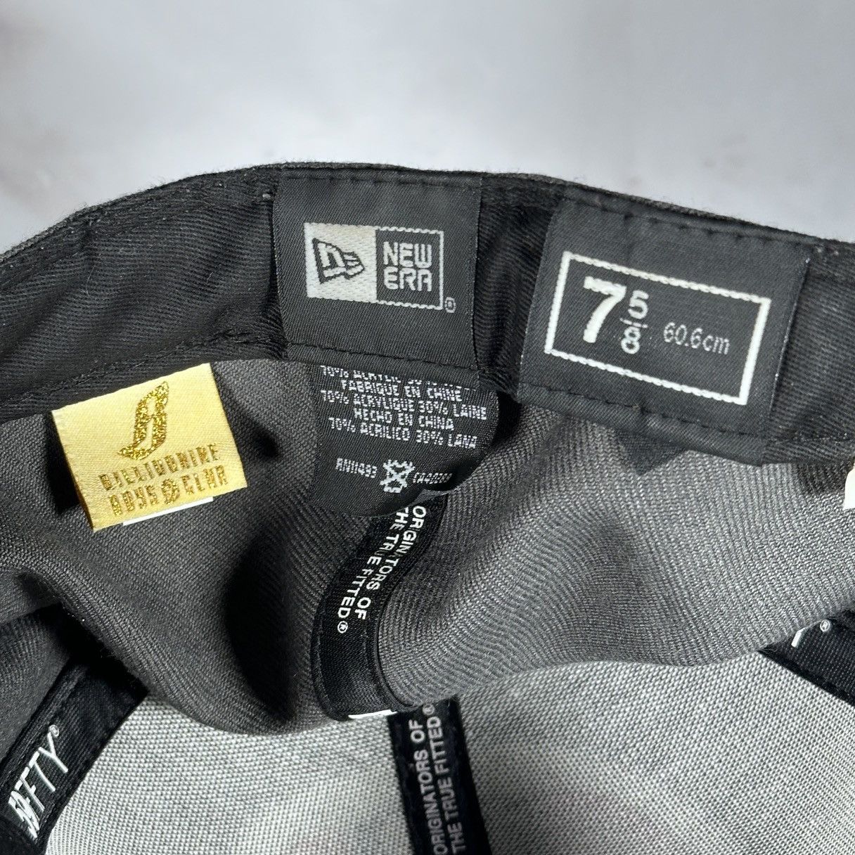 Billionaire Boys Club S/S10 Grey Patch Fitted Size ONE SIZE - 7 Thumbnail