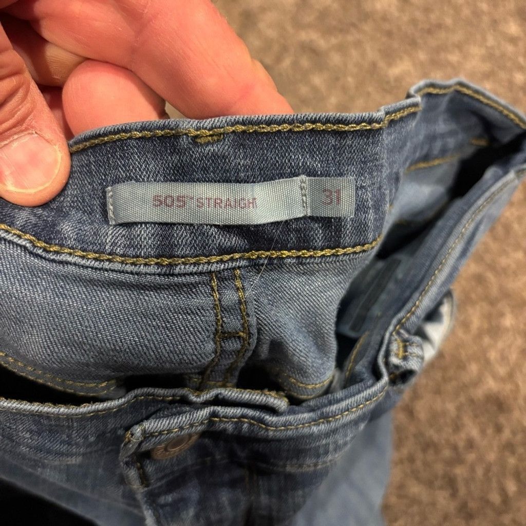 Levi's Women's Levi’s 505 Straight Jeans Size 31" - 5 Thumbnail