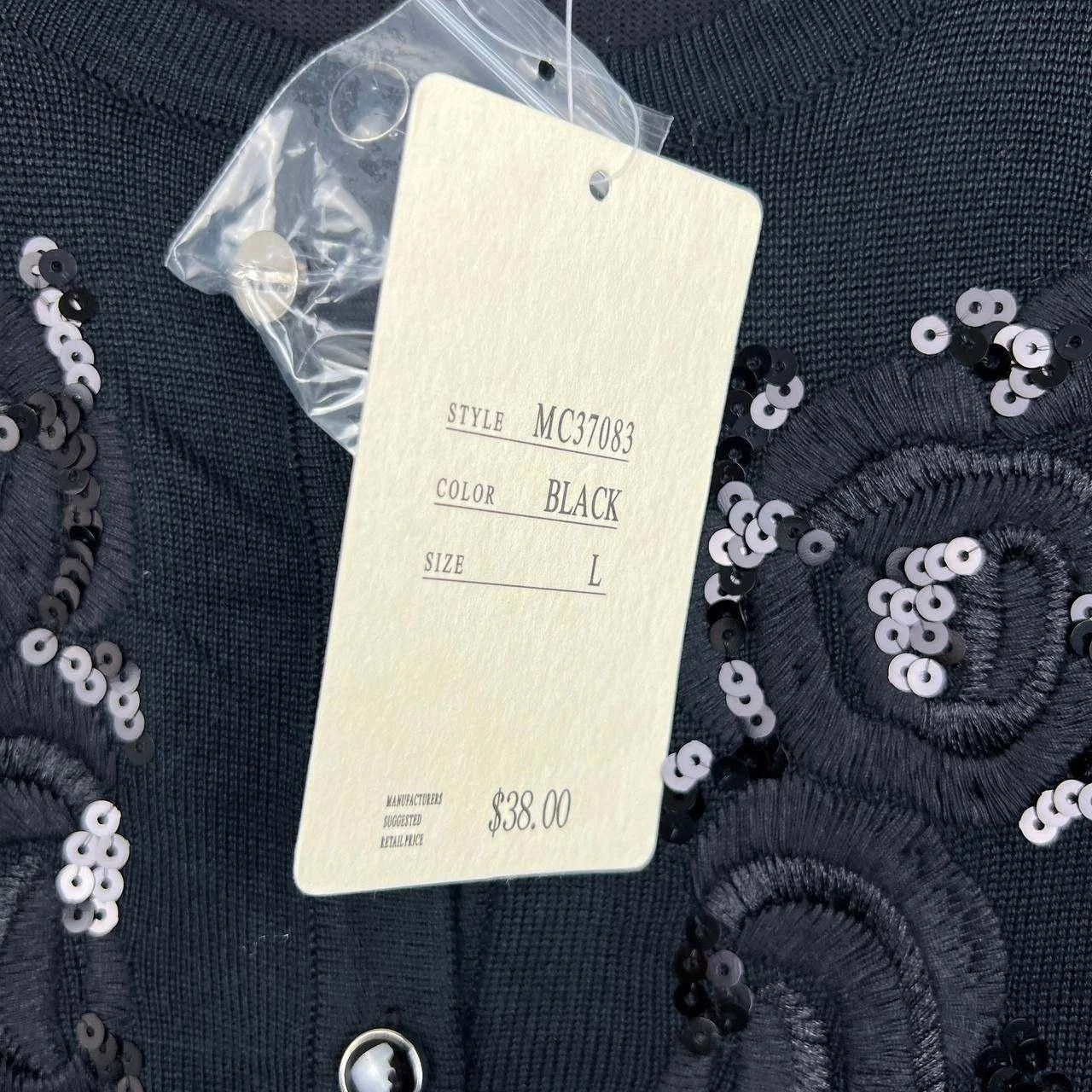 Other Melrose Chic New York Cardigan Sweater Sequin Embroidered L Size L / US 10 / IT 46 - 6 Thumbnail