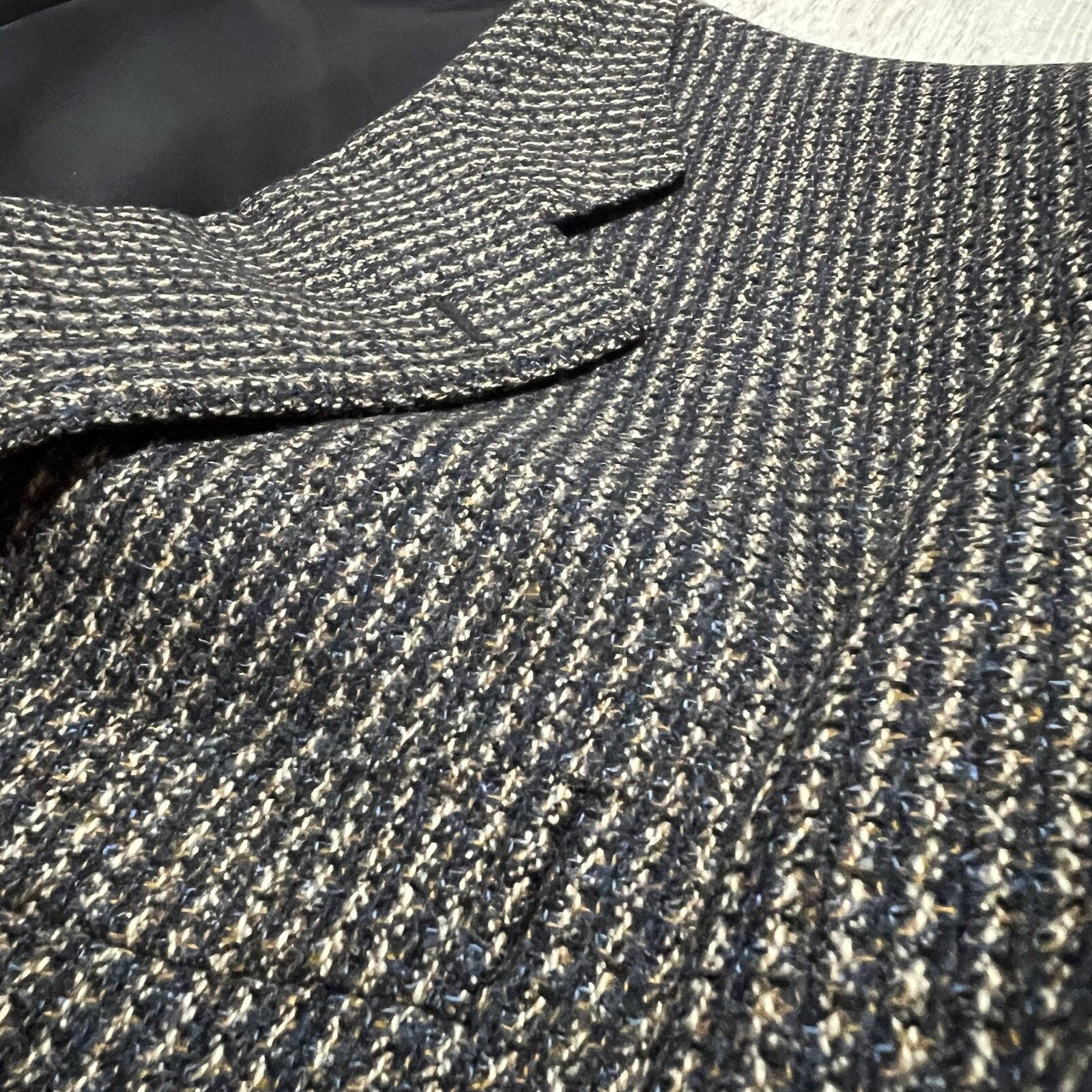 Ermenegildo Zegna Ermenegildo Zegna Blazer VTG Wool/Cashmere Knit Sport Coat Size 46L - 4 Thumbnail