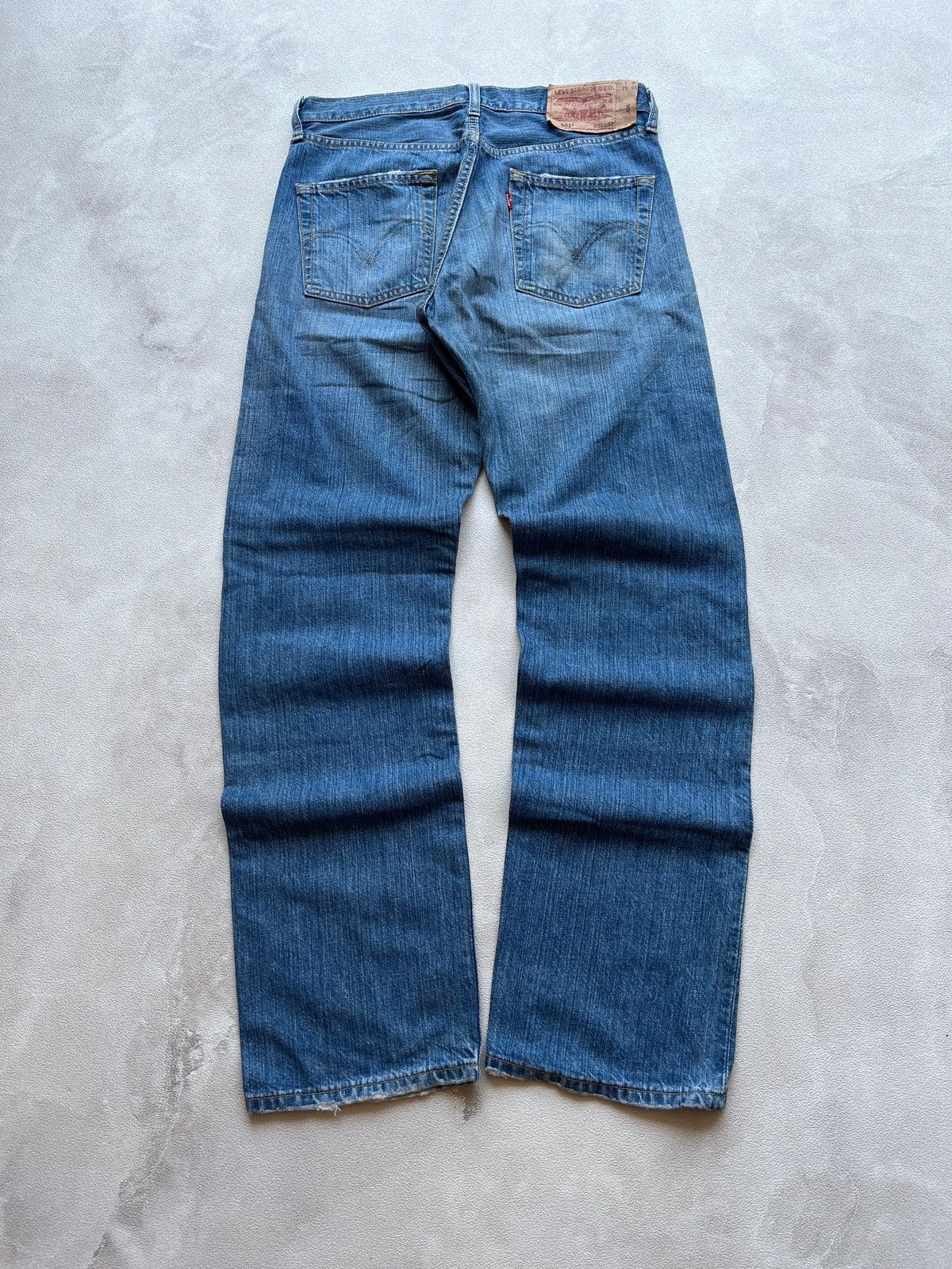 Levi's vintage levi's 501 Button Fly Blue Size US 30 / EU 46 - 1 Thumbnail