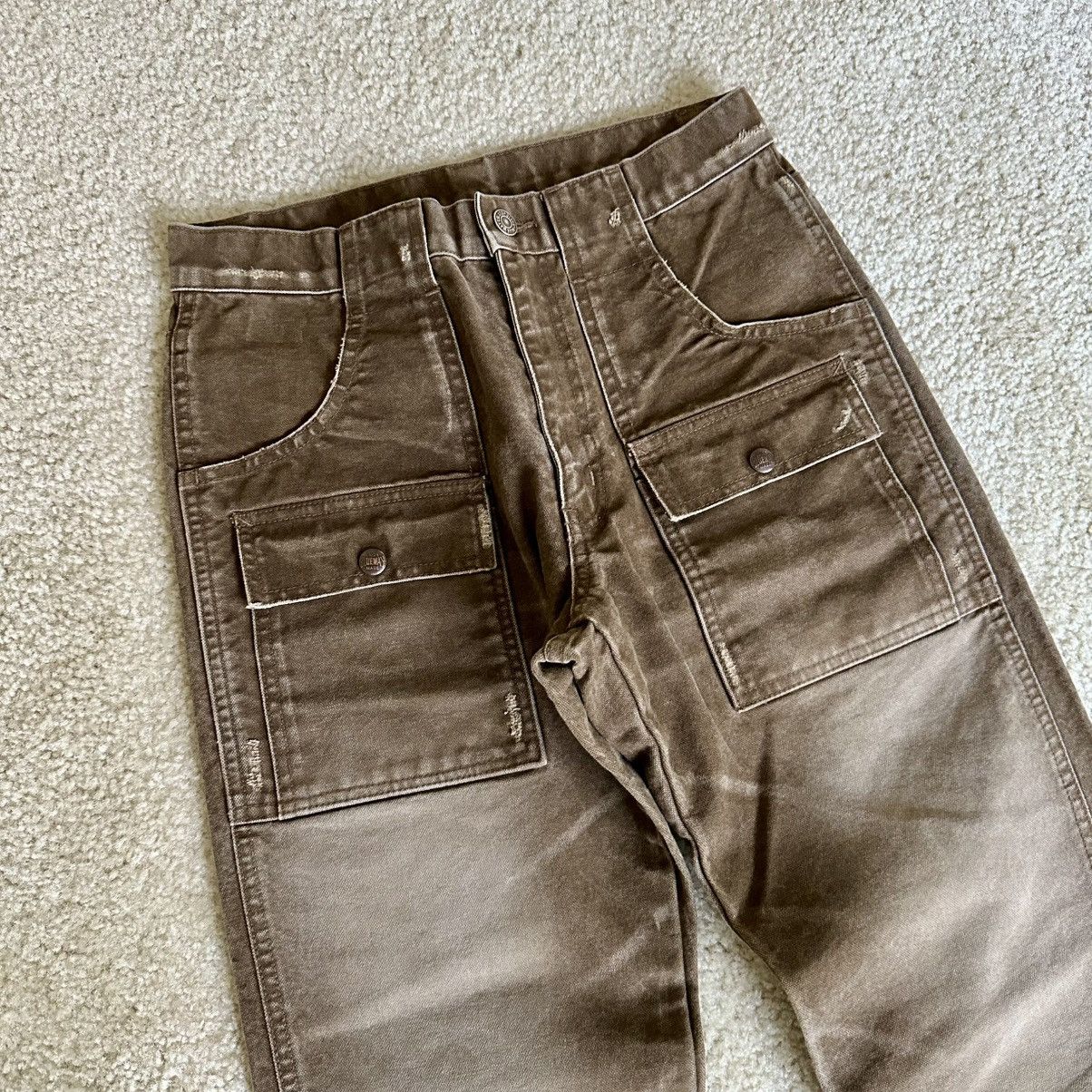 Japanese Brand Japanese “Blueway” brown denim cargo jeans Size US 28 / EU 44 - 2 Thumbnail