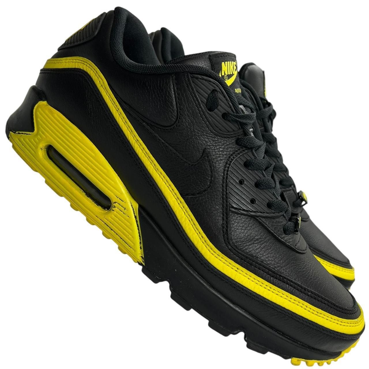 Nike × Undefeated Nike UNDFTD Air Max 90 Black Optic Yellow Size US 11 / EU 45 Size US 11 / EU 44 - 1 Thumbnail